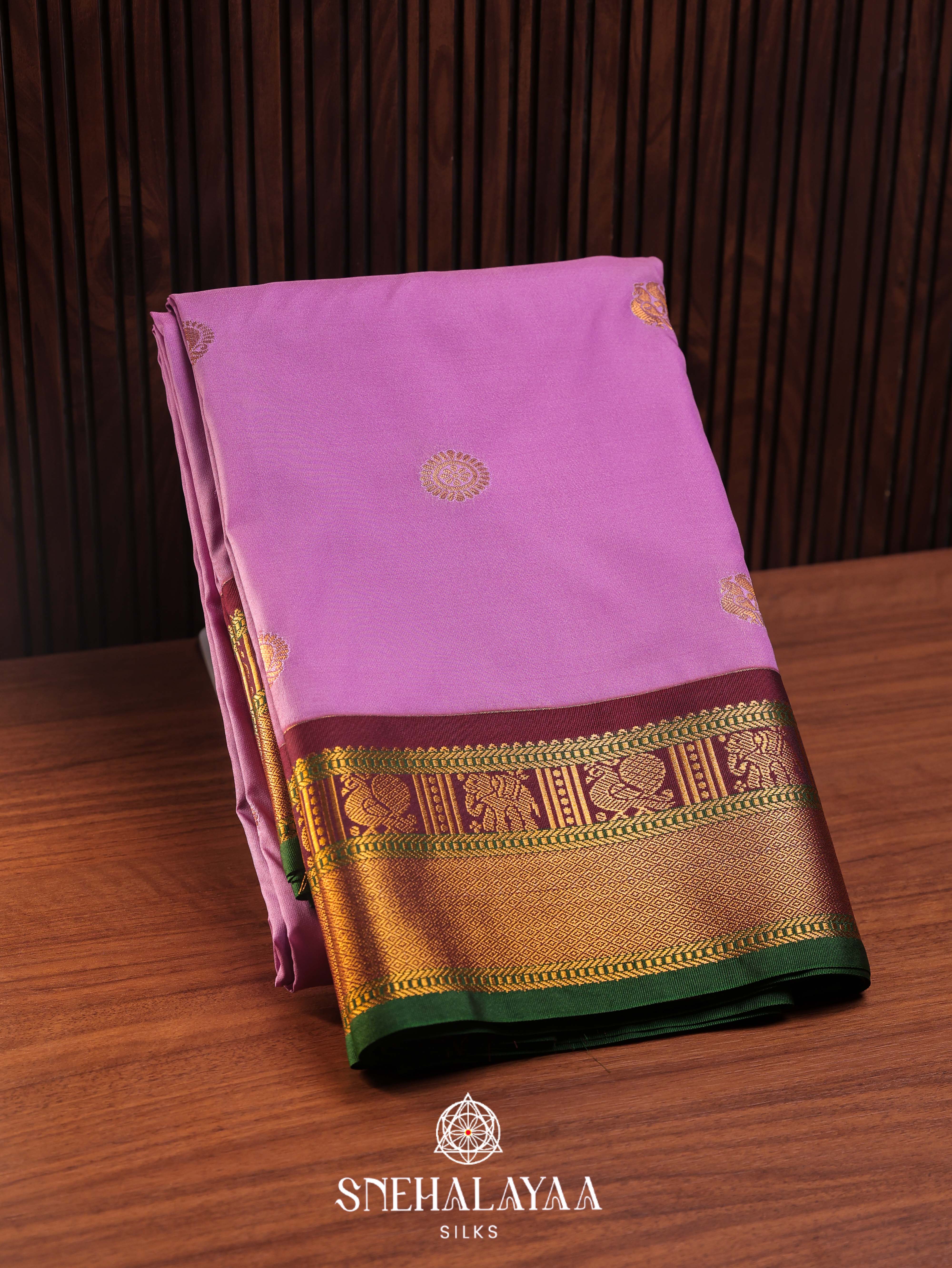 Orchid Art Silk Saree