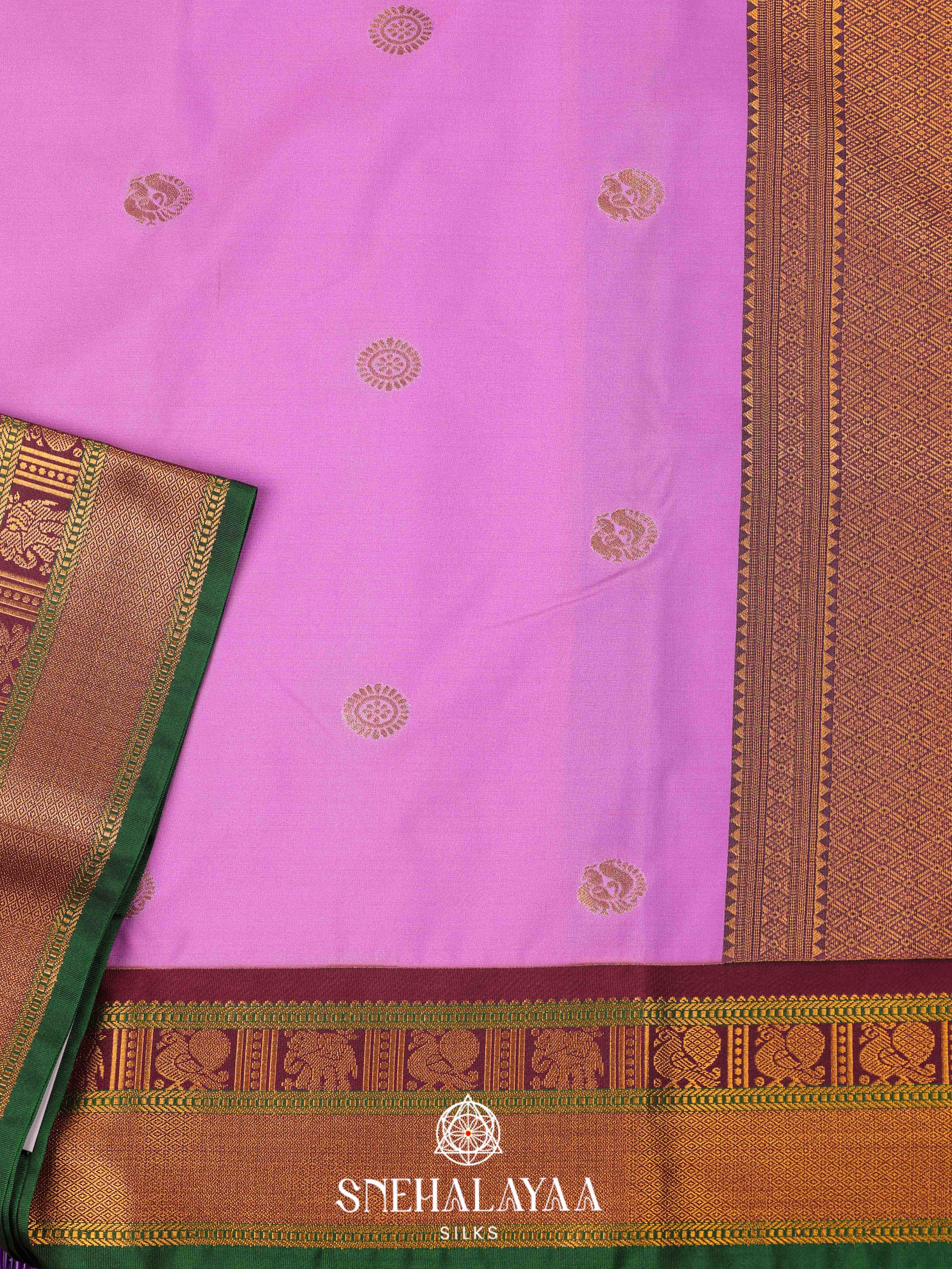 Orchid Art Silk Saree