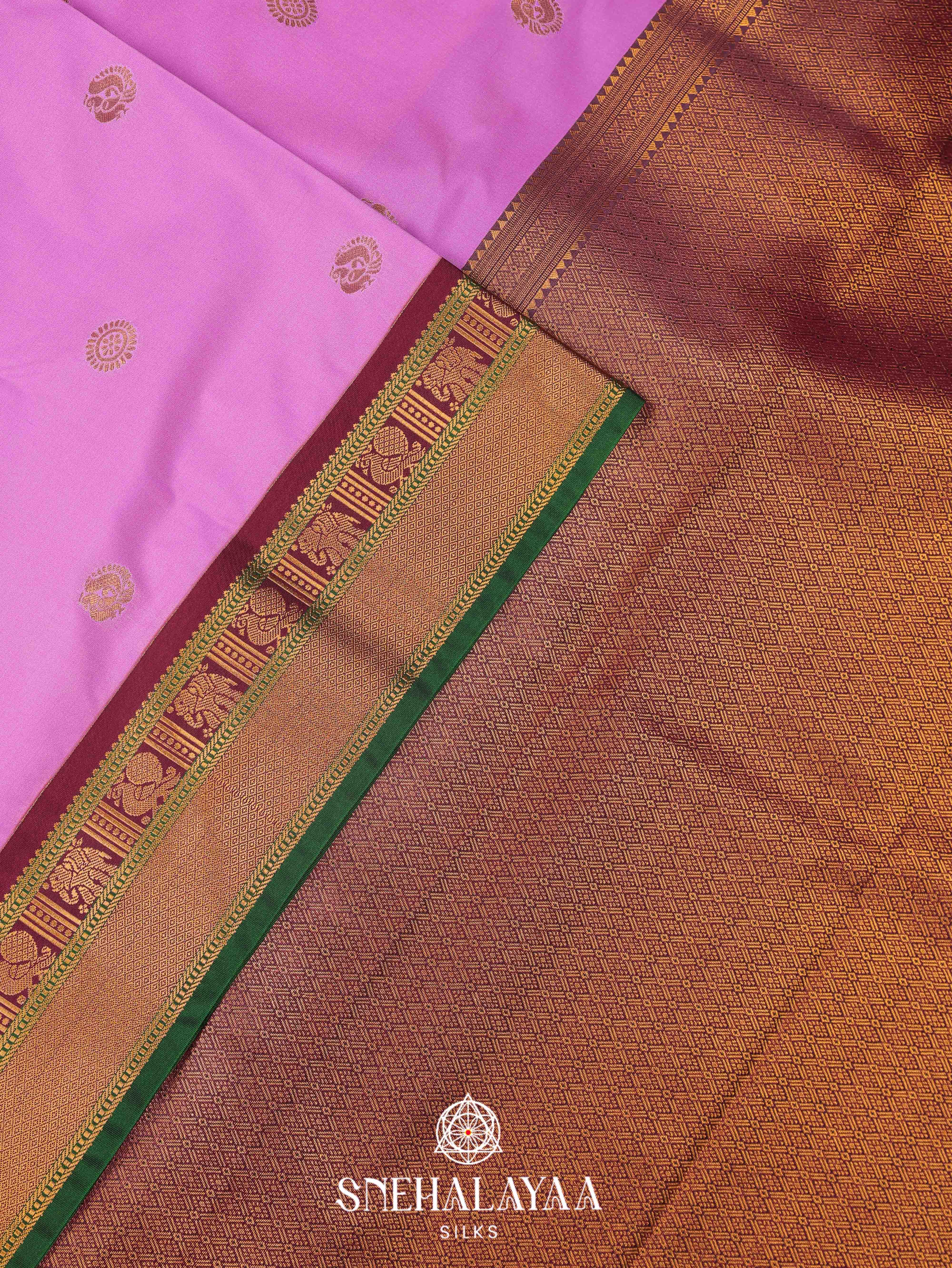 Orchid Art Silk Saree