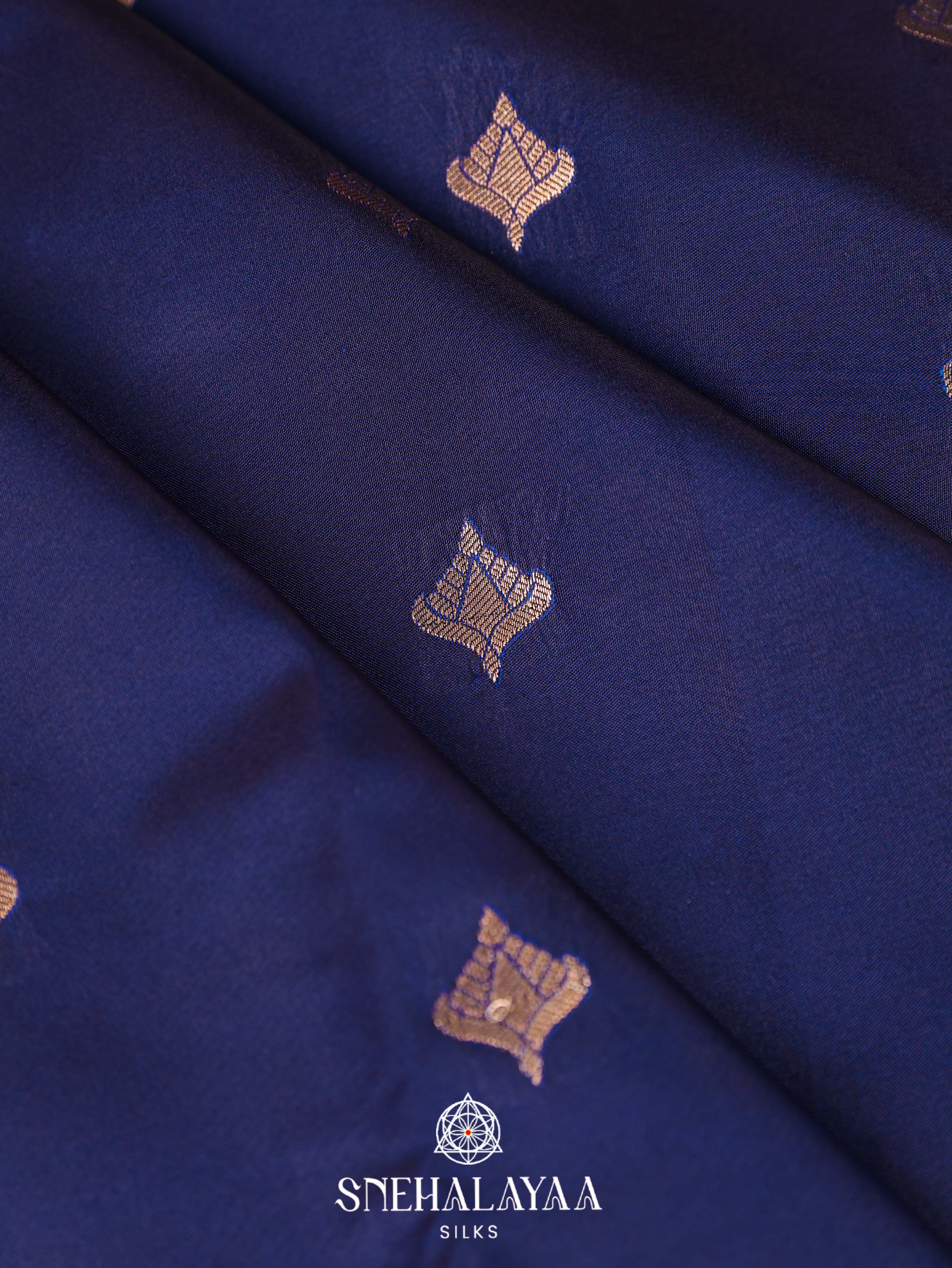 Purple Art Silk Saree