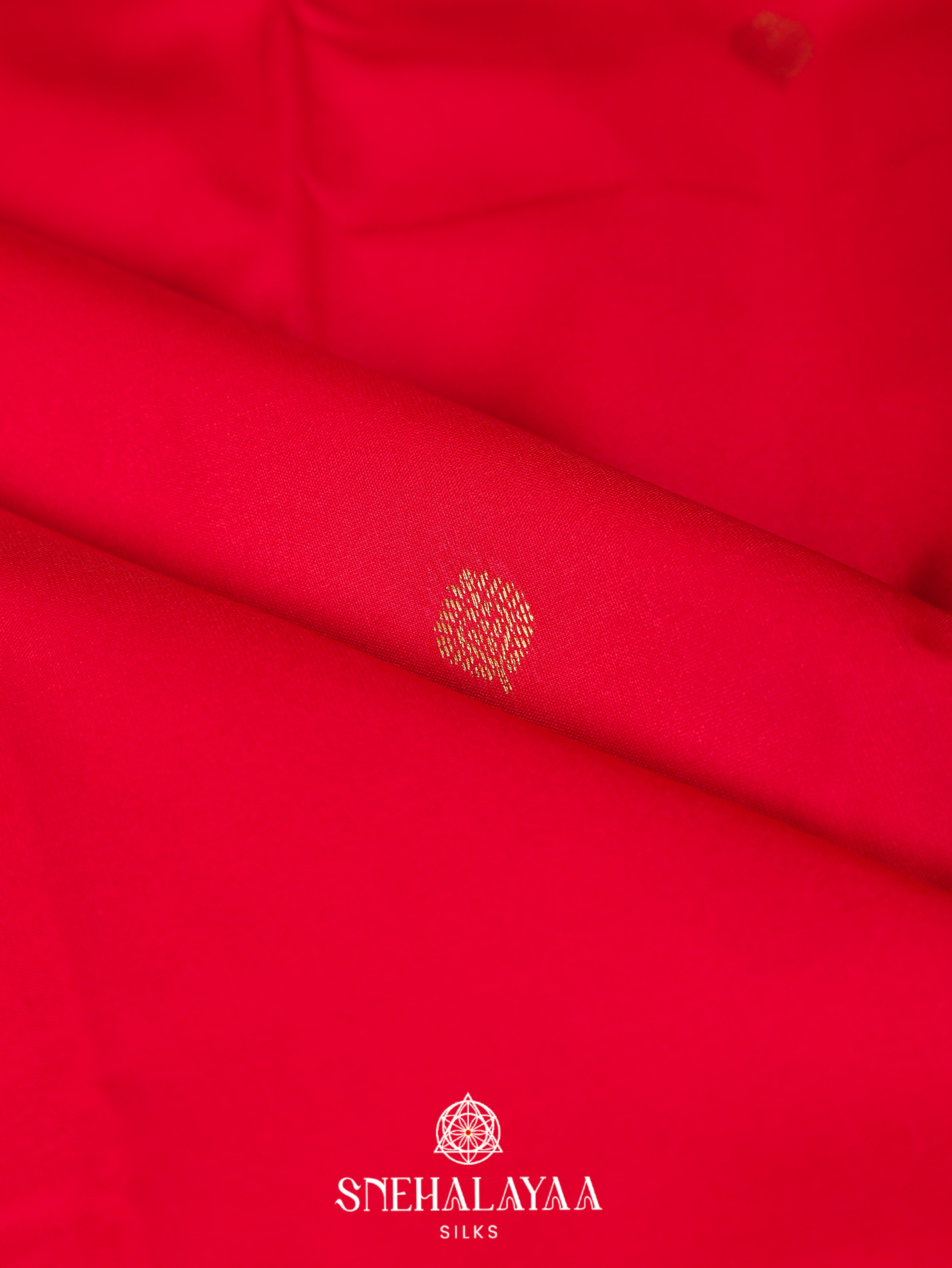 Red Art Silk Saree