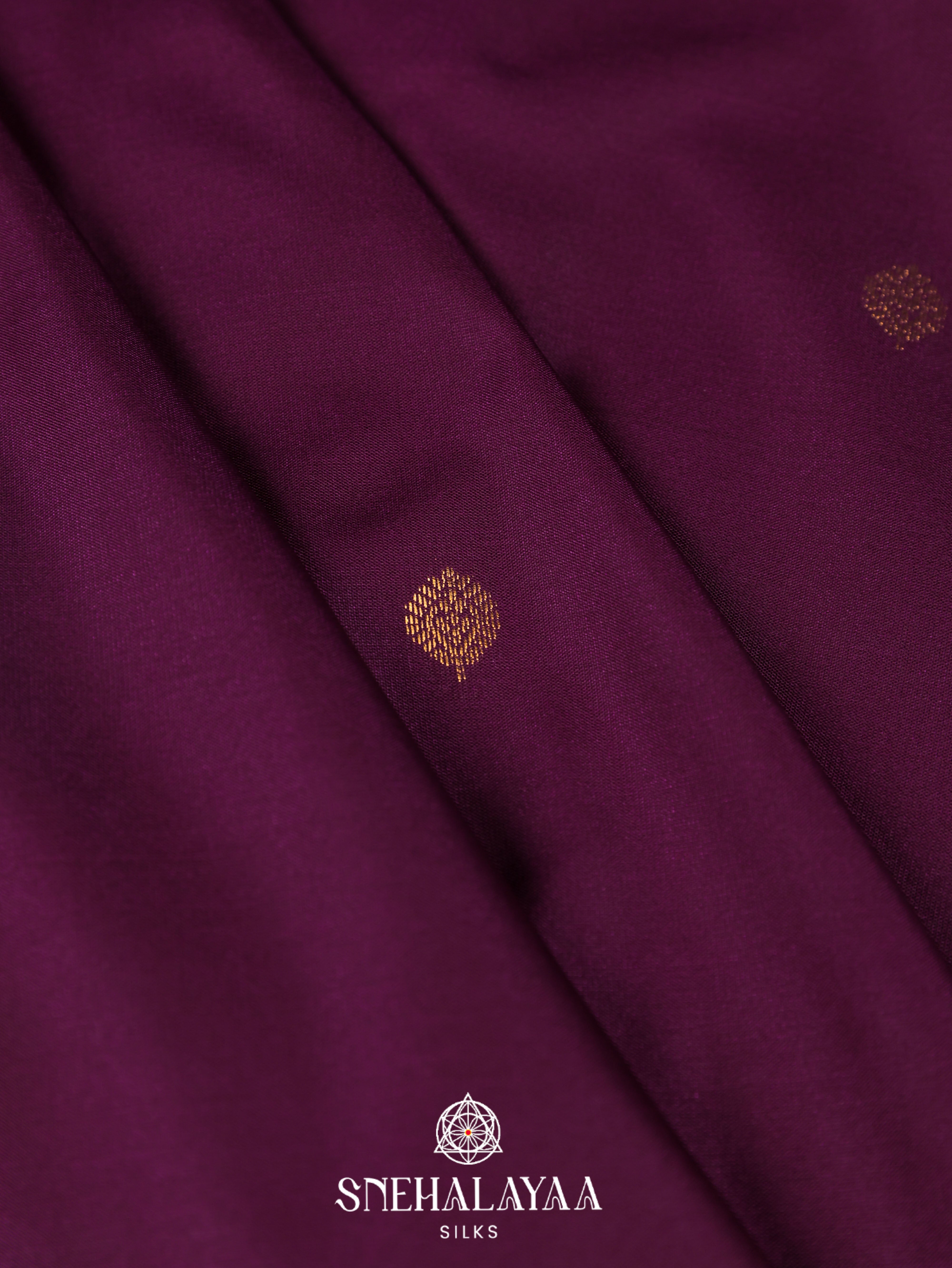 wine Art Silk Saree