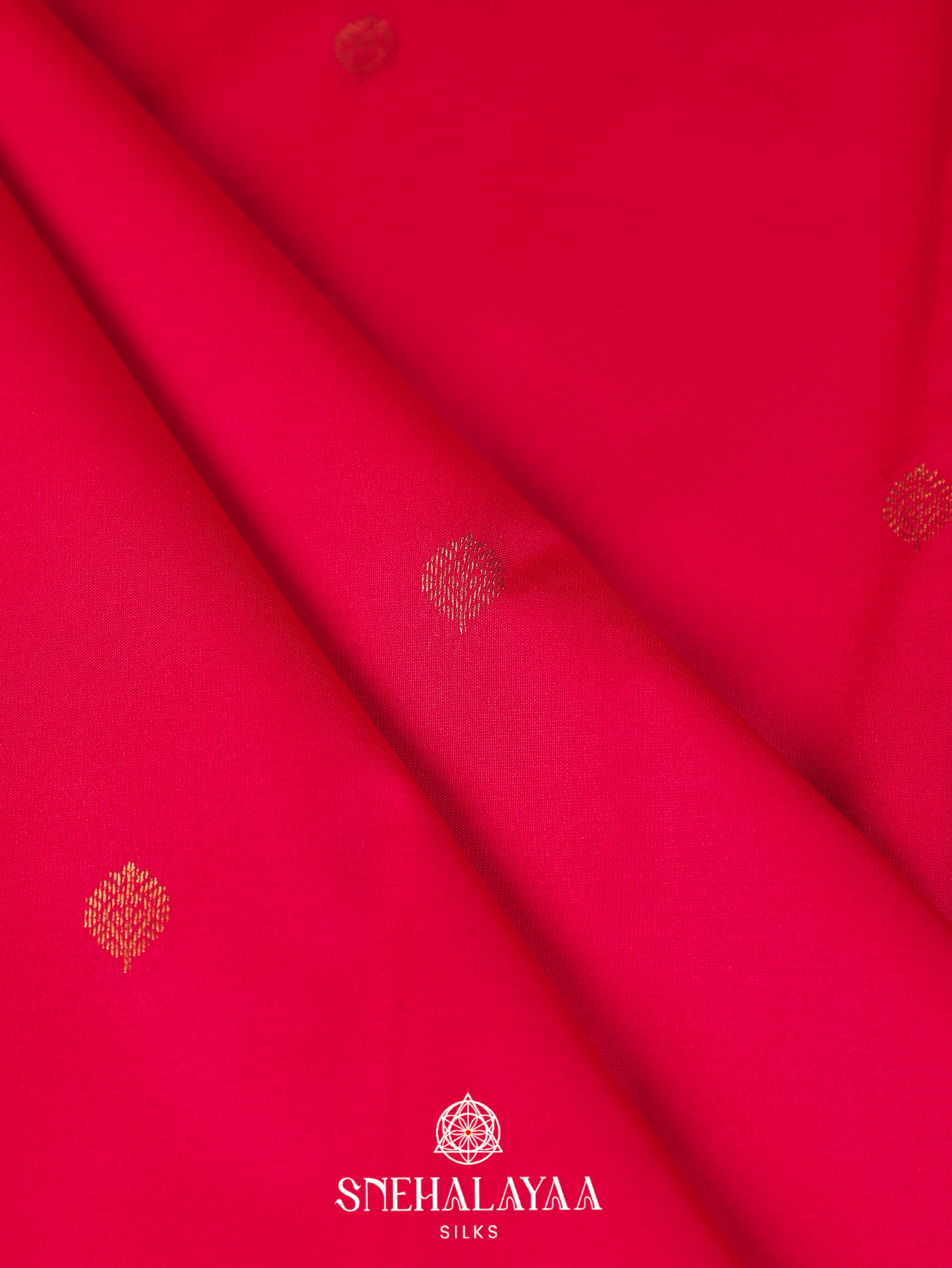 Red Art Silk Saree