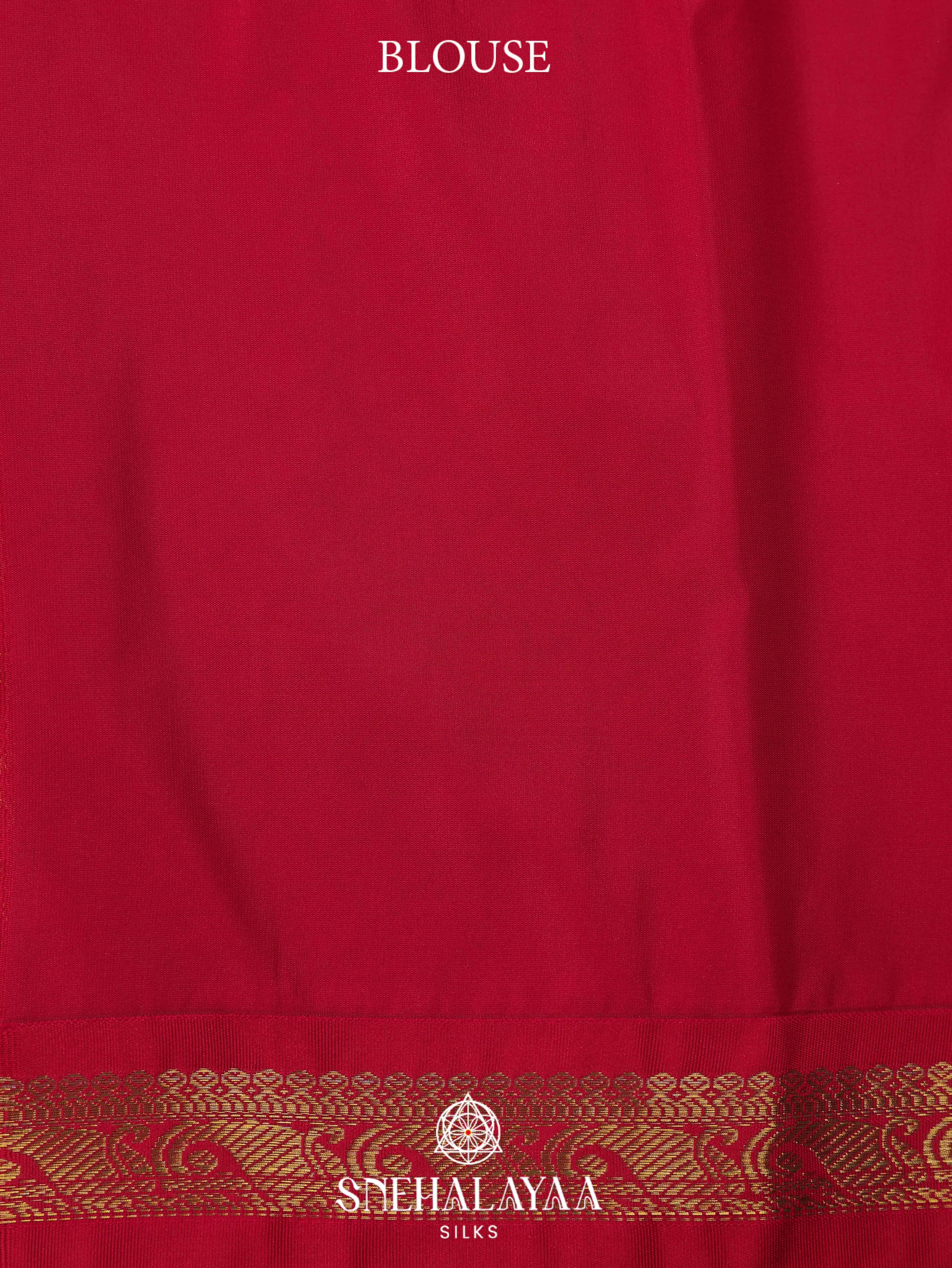 Cream Art Silk Saree