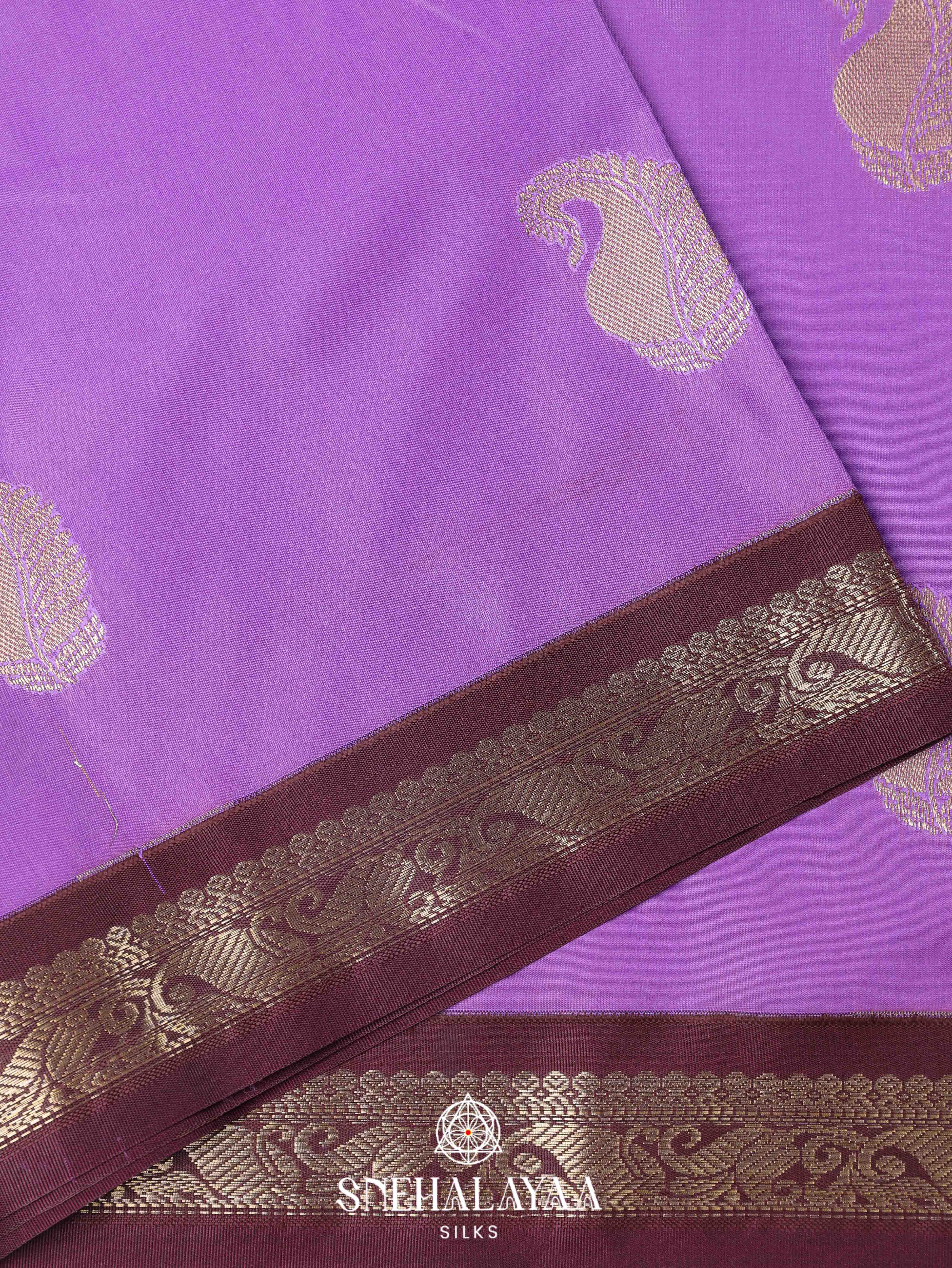 Orchid Art Silk Saree