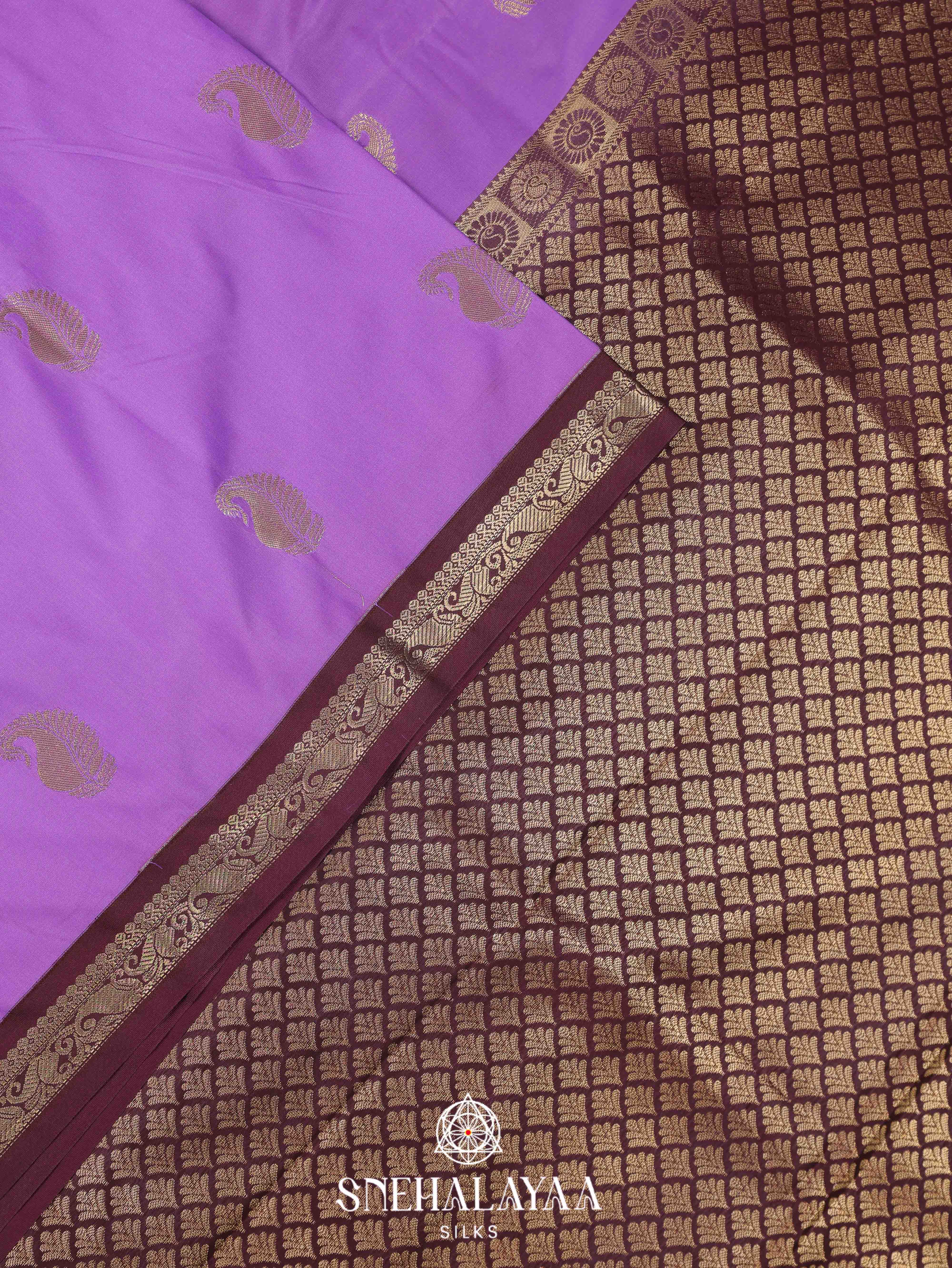 Orchid Art Silk Saree