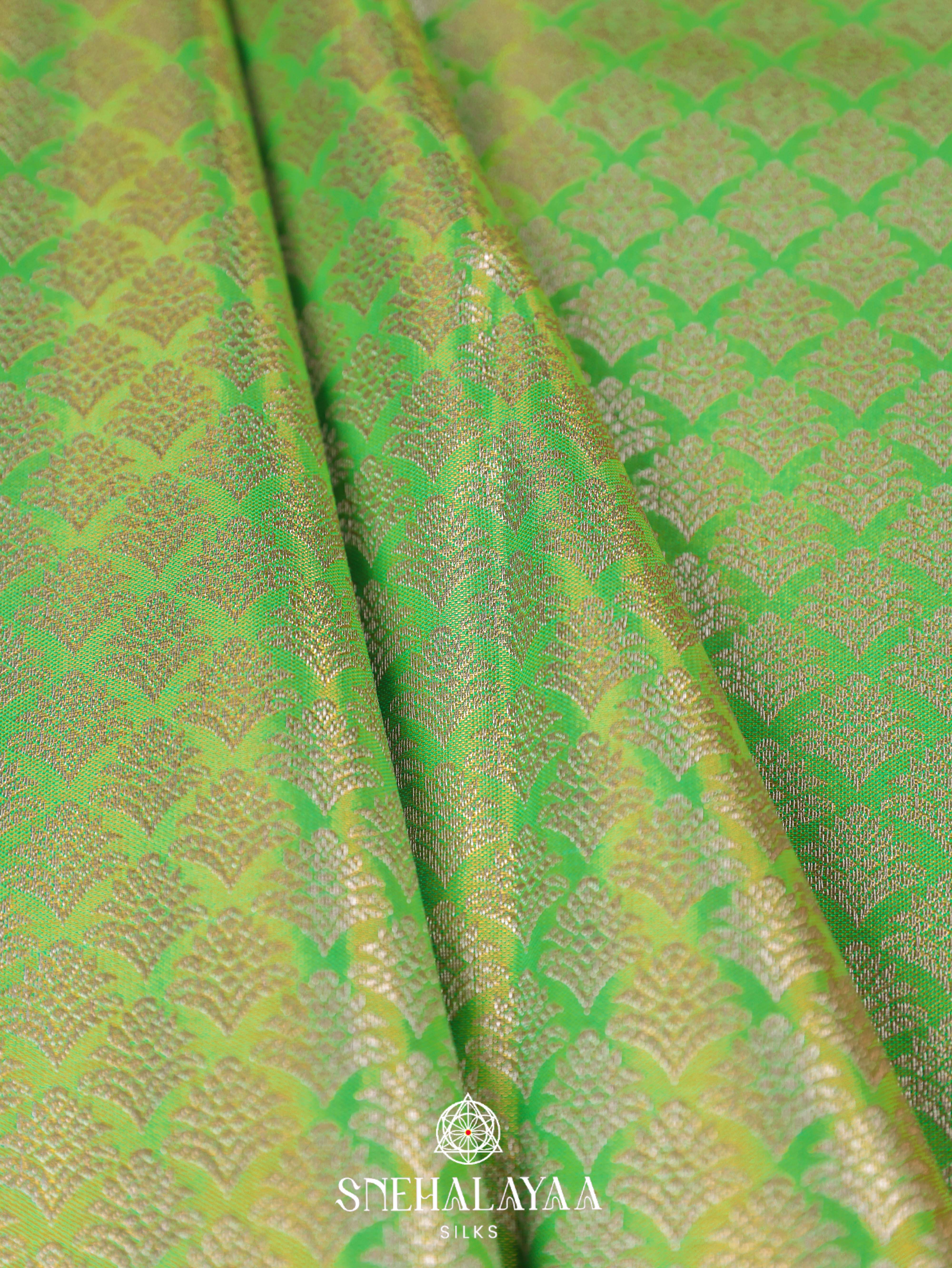 Green Art Silk Saree