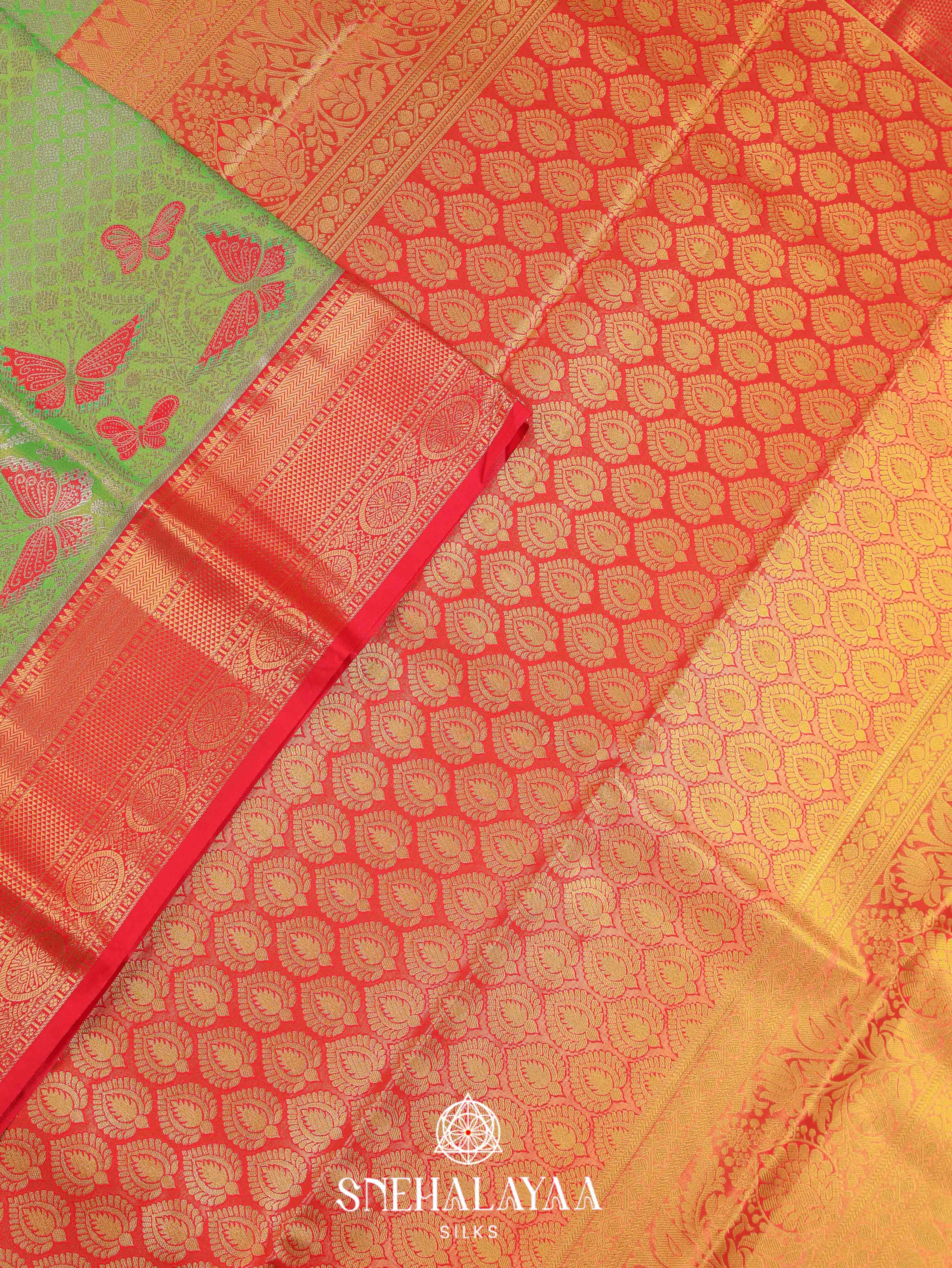 Green Art Silk Saree