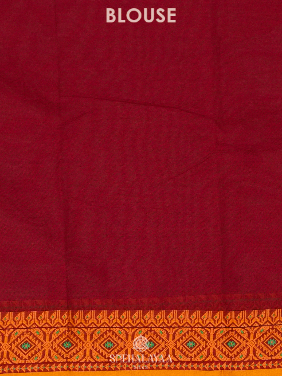 Maroon Kanchi Cotton Saree