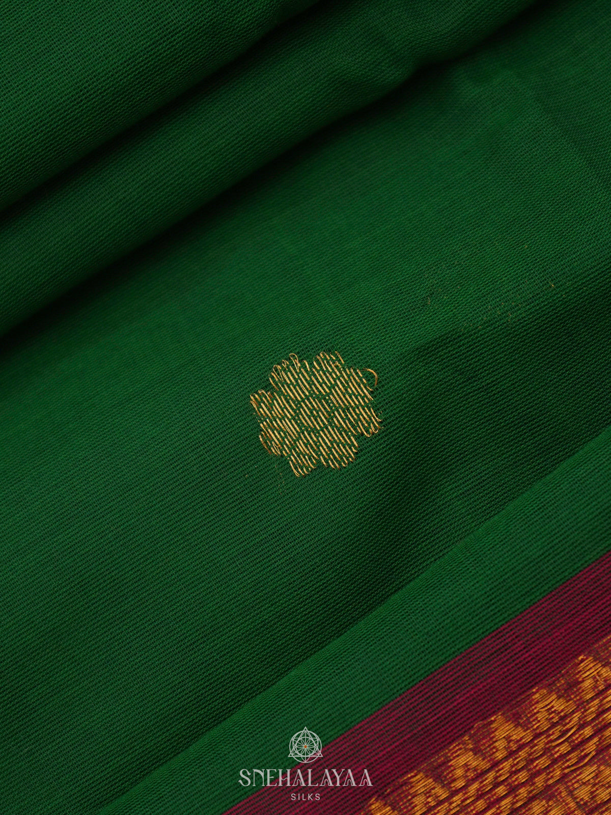 Green Kanchi Cotton Saree