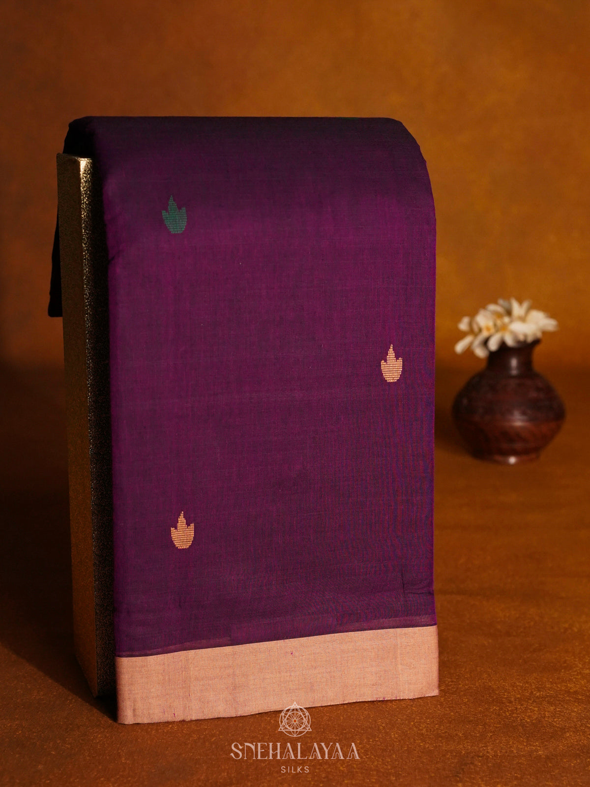 Purple Kanchi Cotton Saree