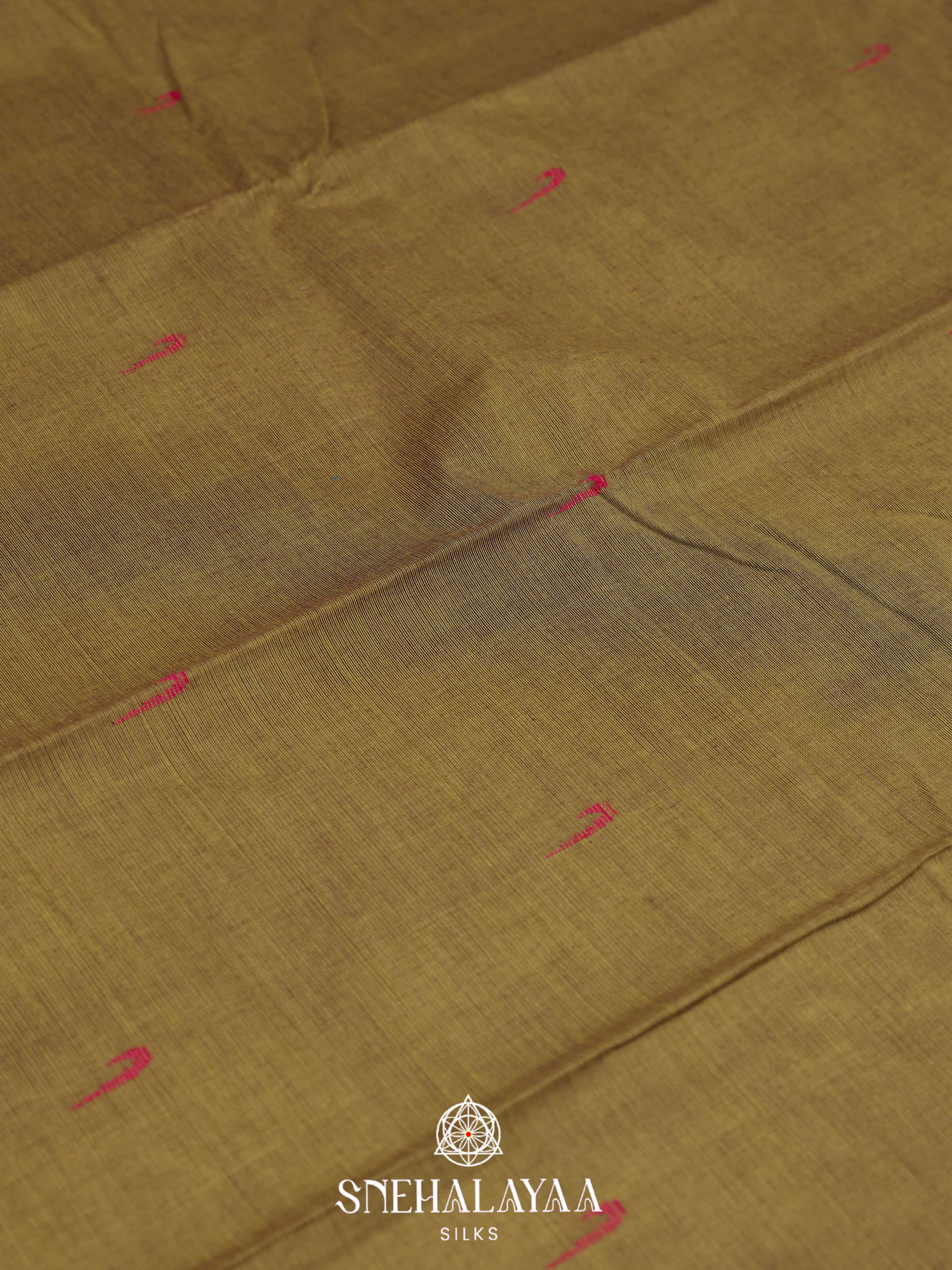 Brown Chettinad Cotton Saree
