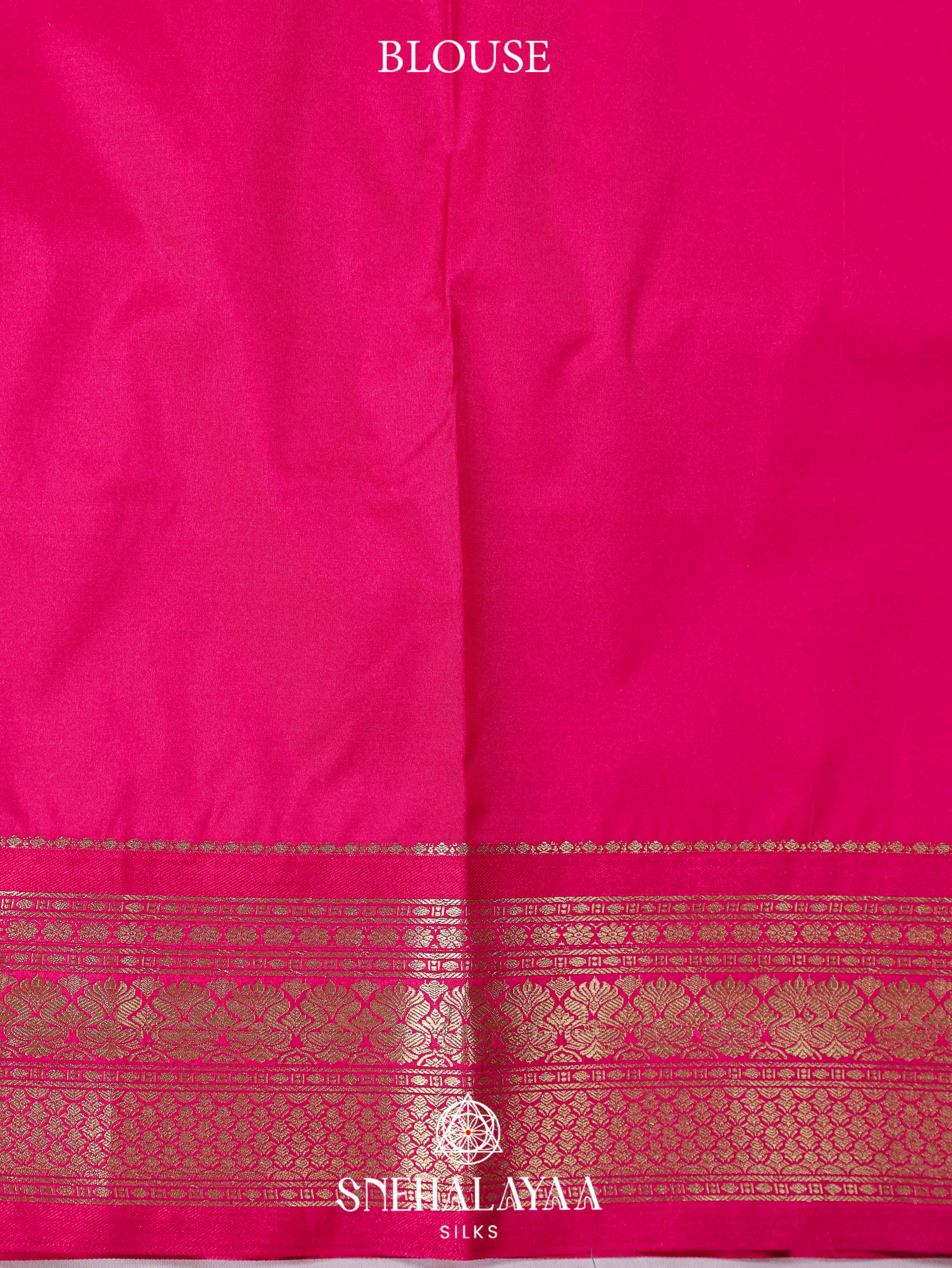 Navy Blue Art Silk Saree