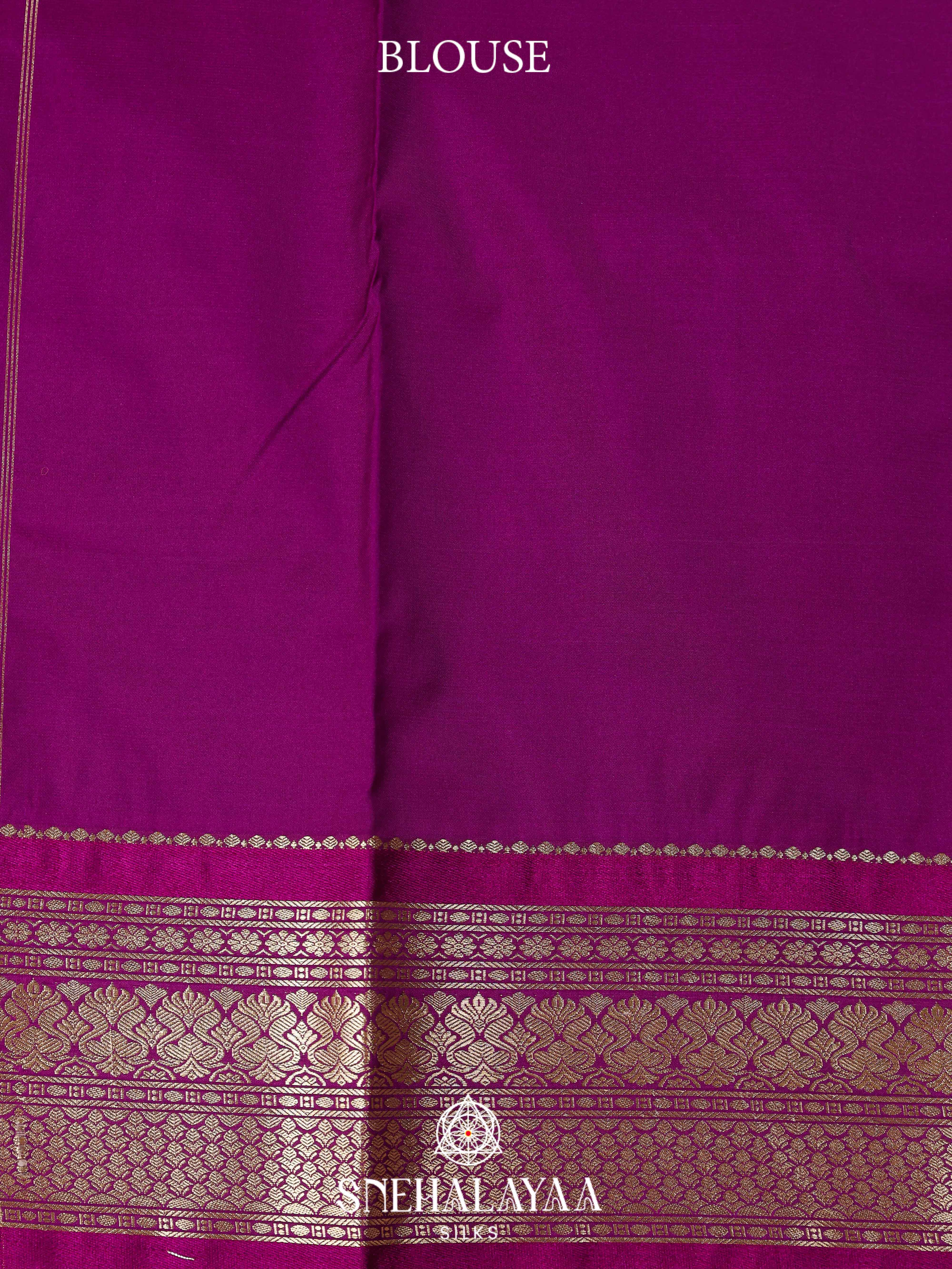 Coral Orange Art Silk Saree