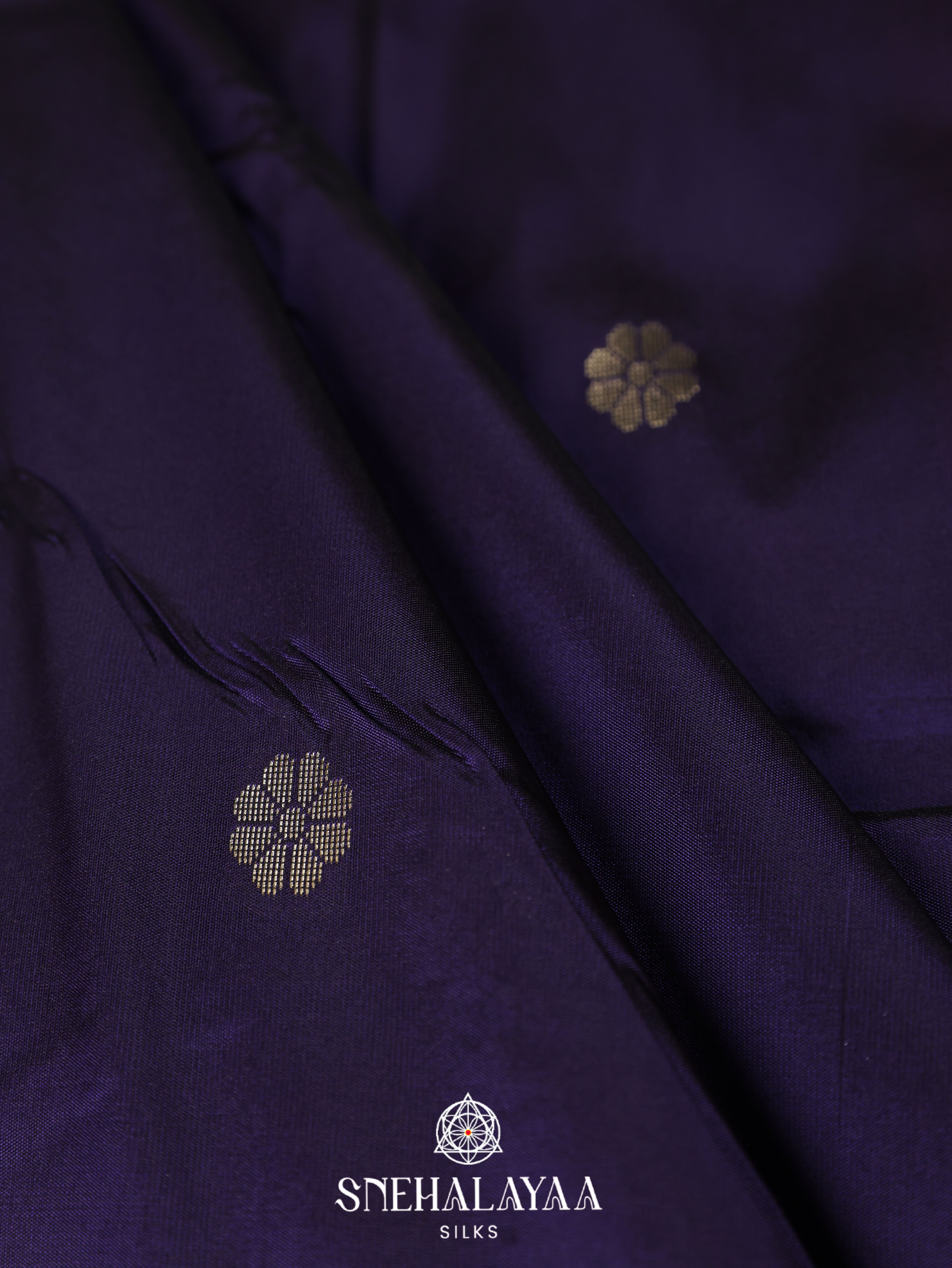 Purple Art Silk Saree
