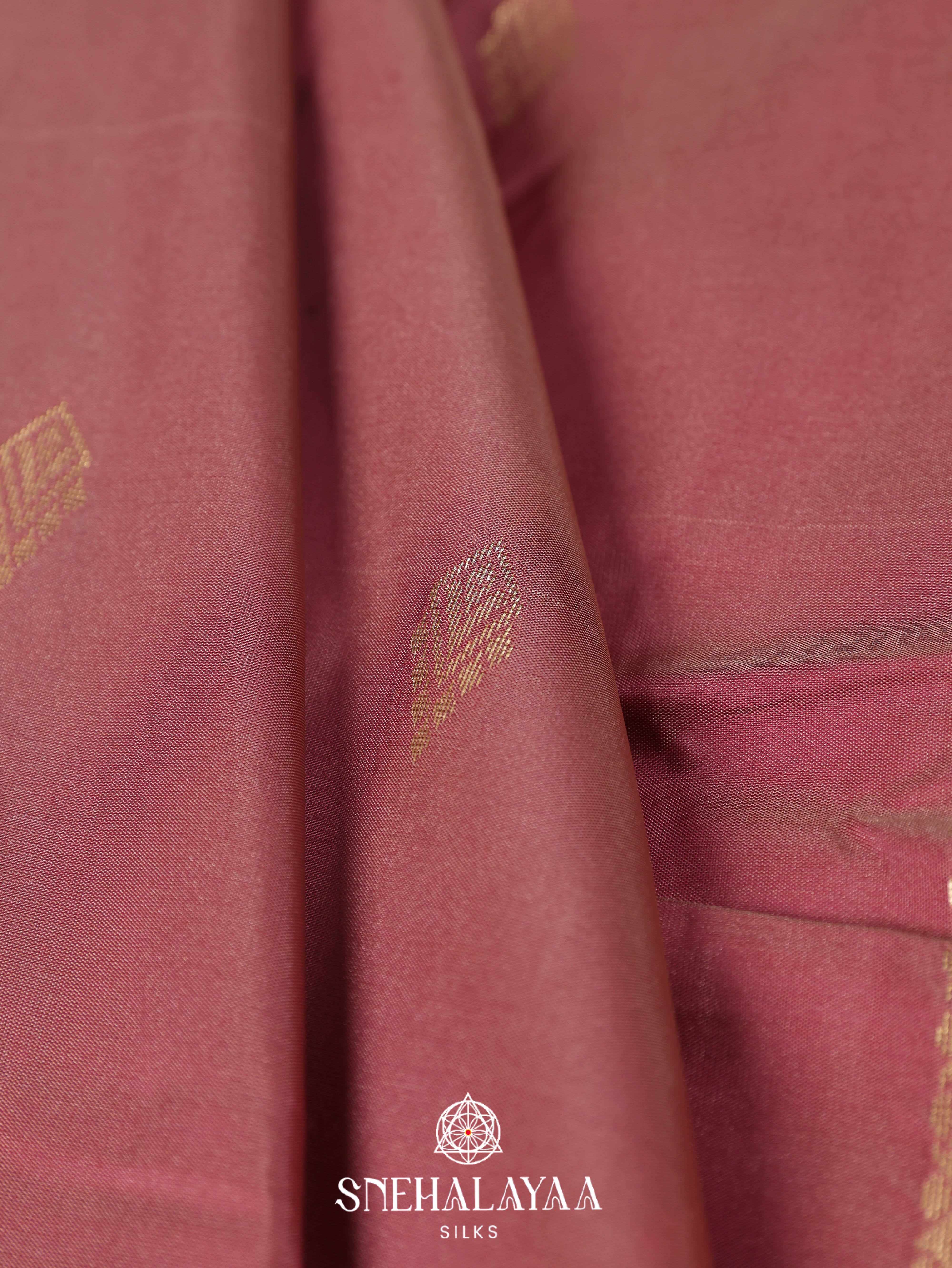 Brown Art Silk Saree