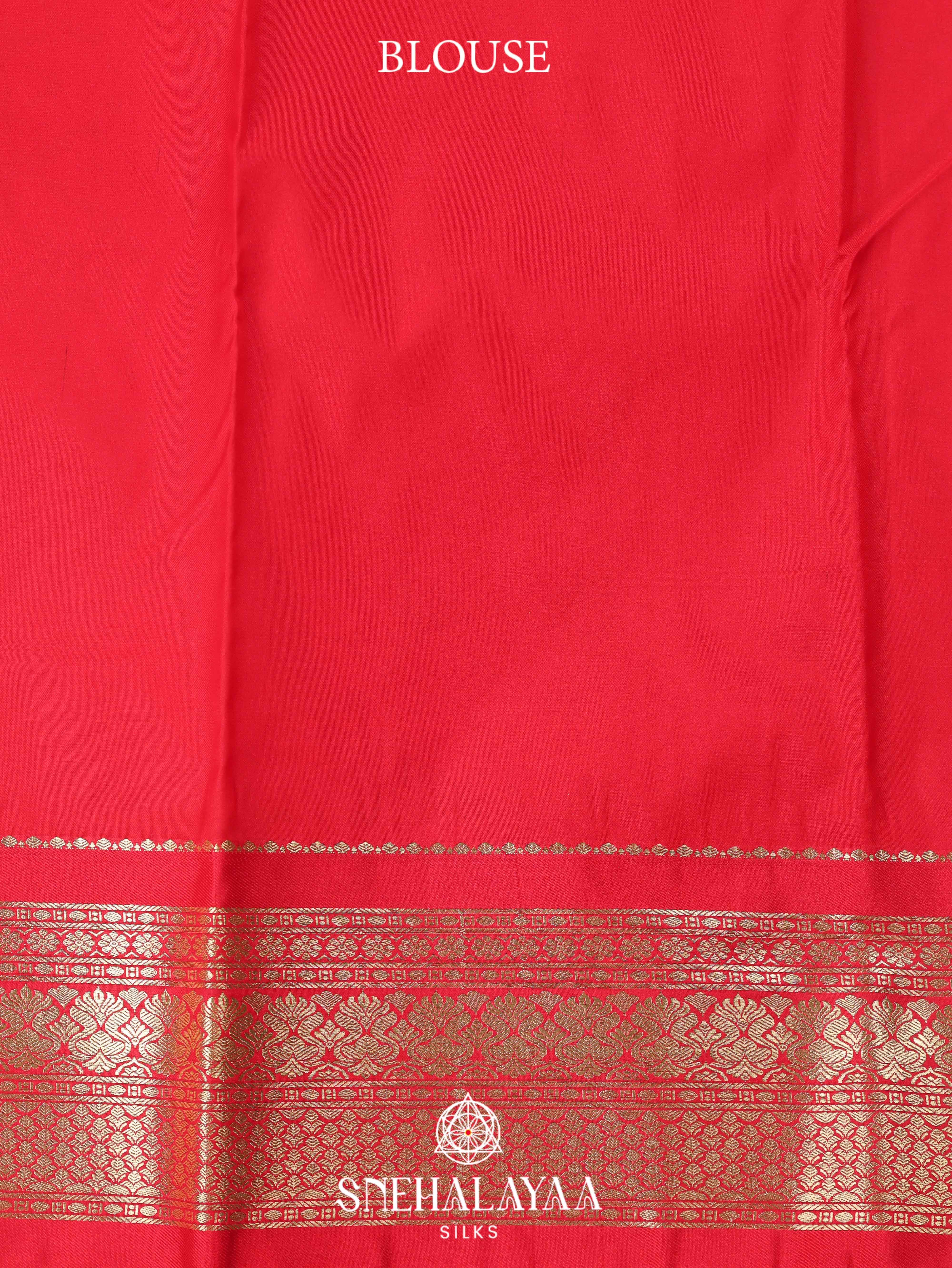 Pale Blue Art Silk Saree
