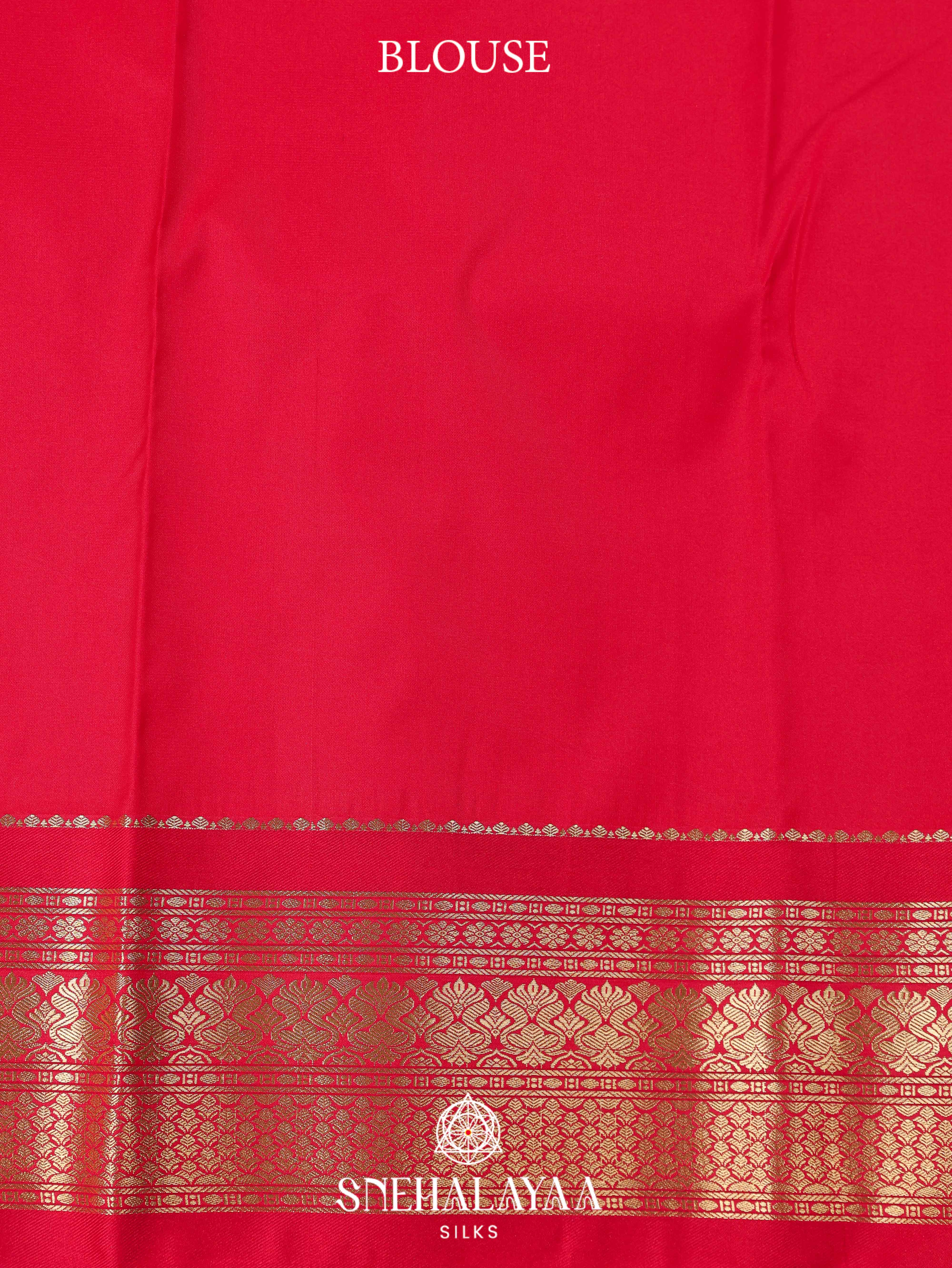 Grey Art Silk Saree