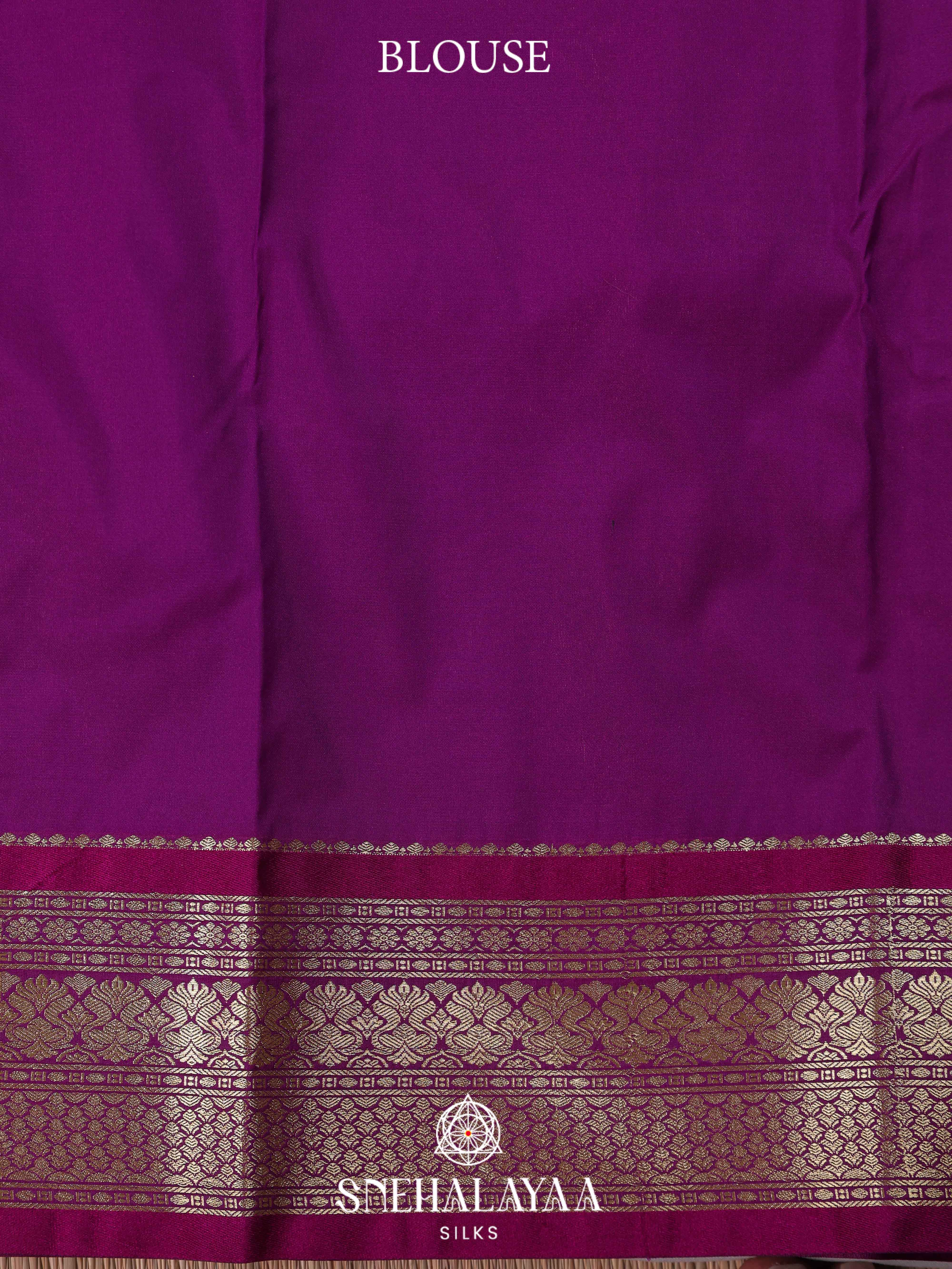 Brown Art Silk Saree