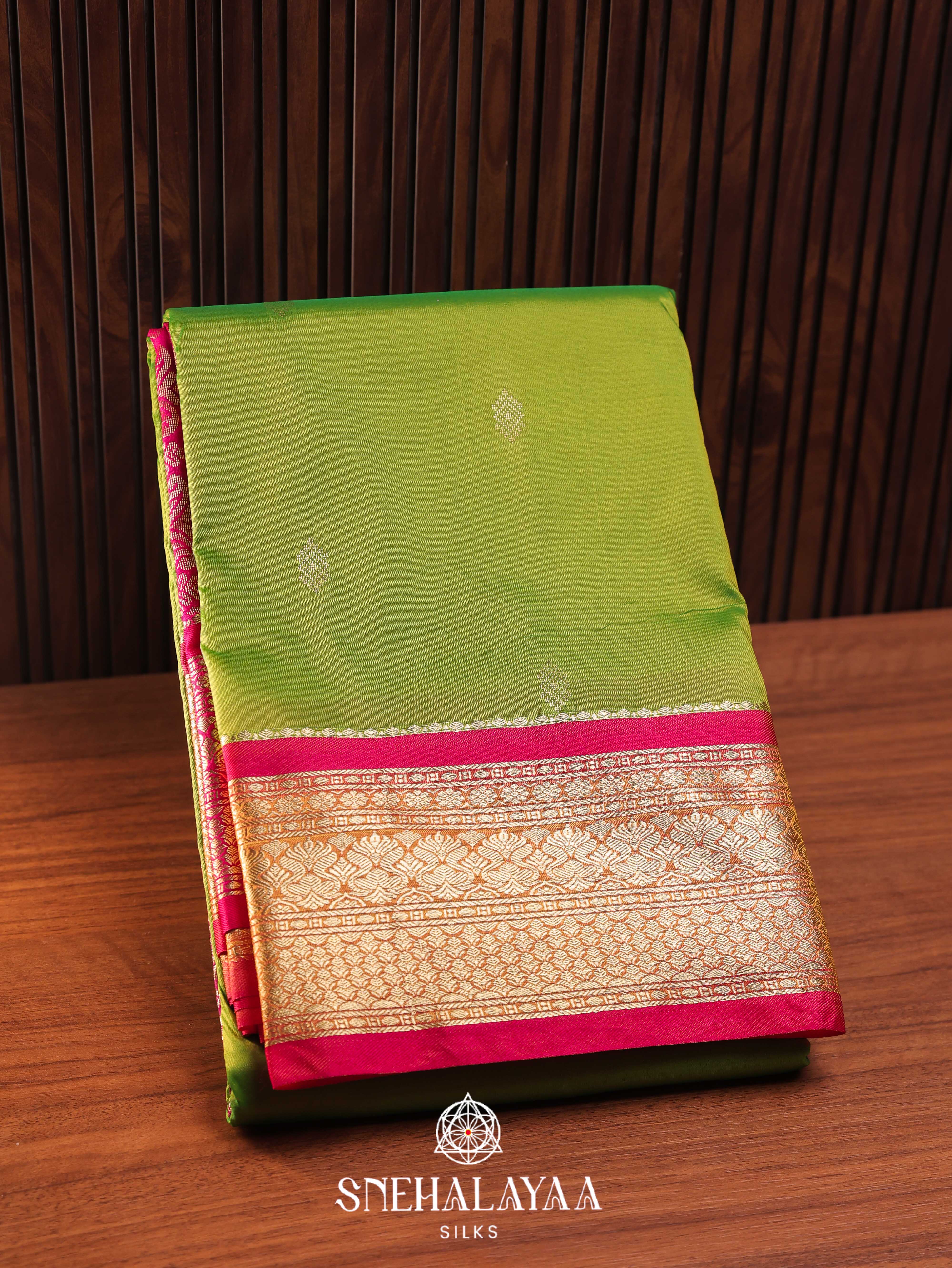 Green Art Silk Saree