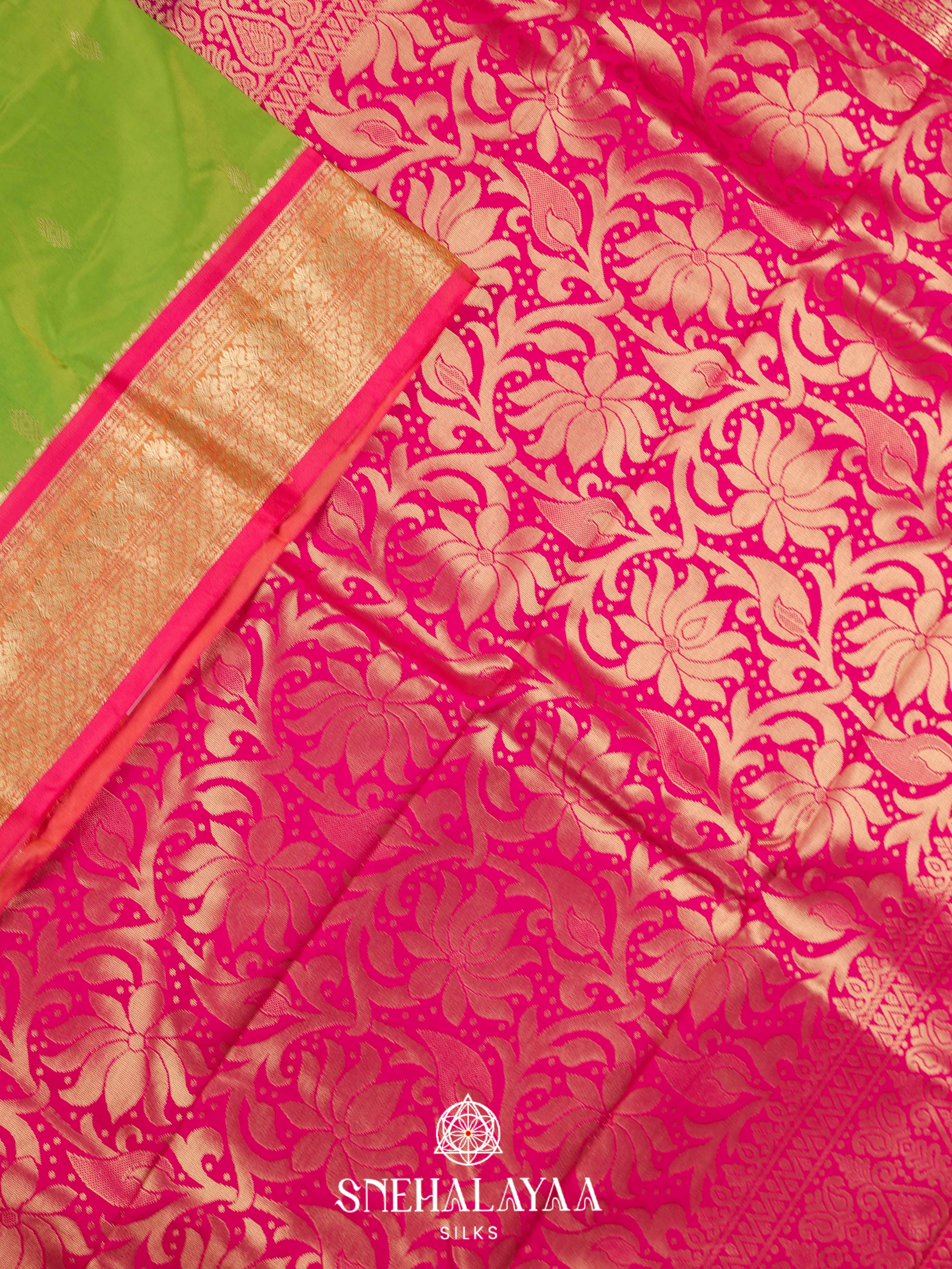 Green Art Silk Saree