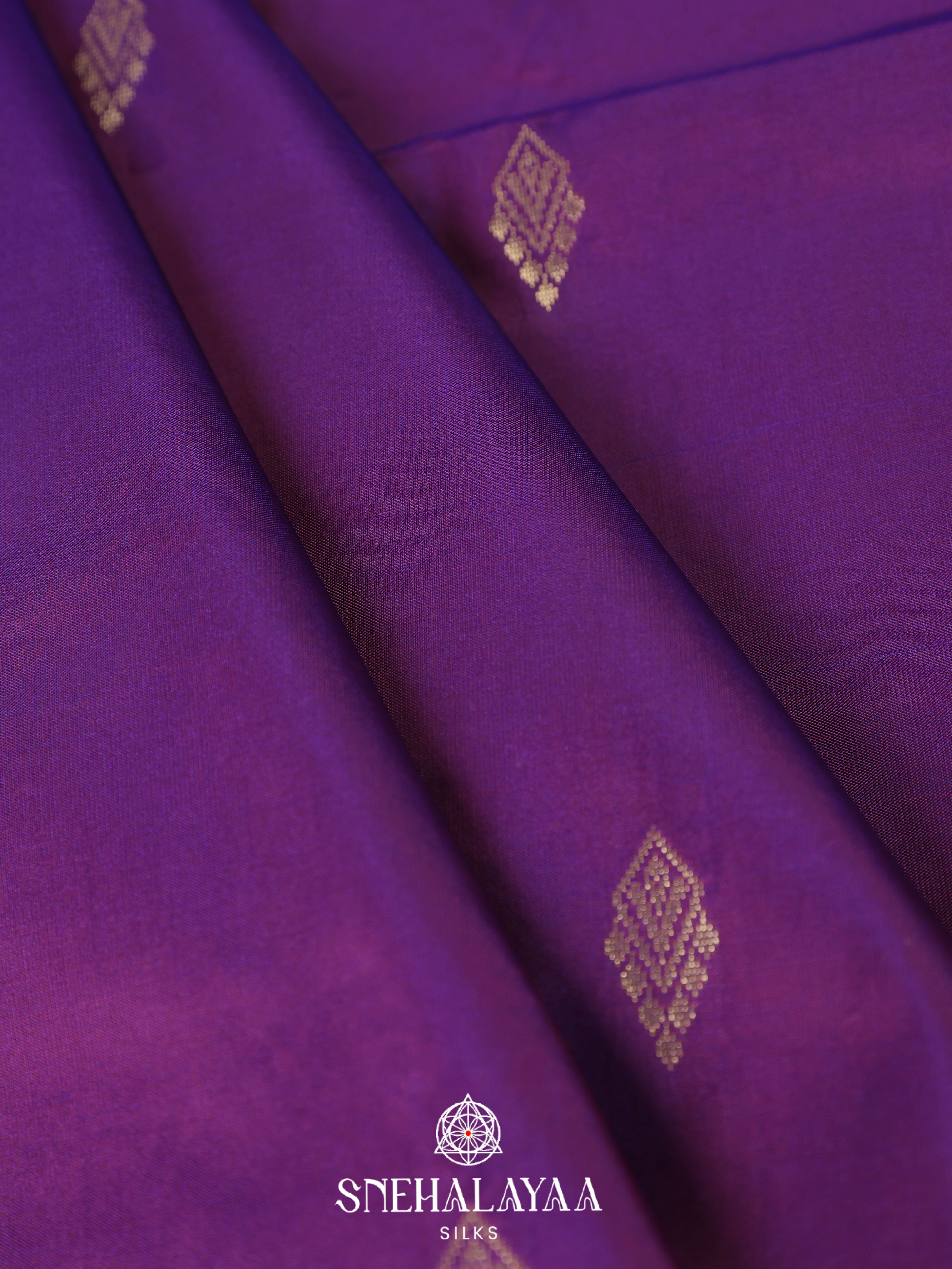 Magenta Purple Art Silk Saree