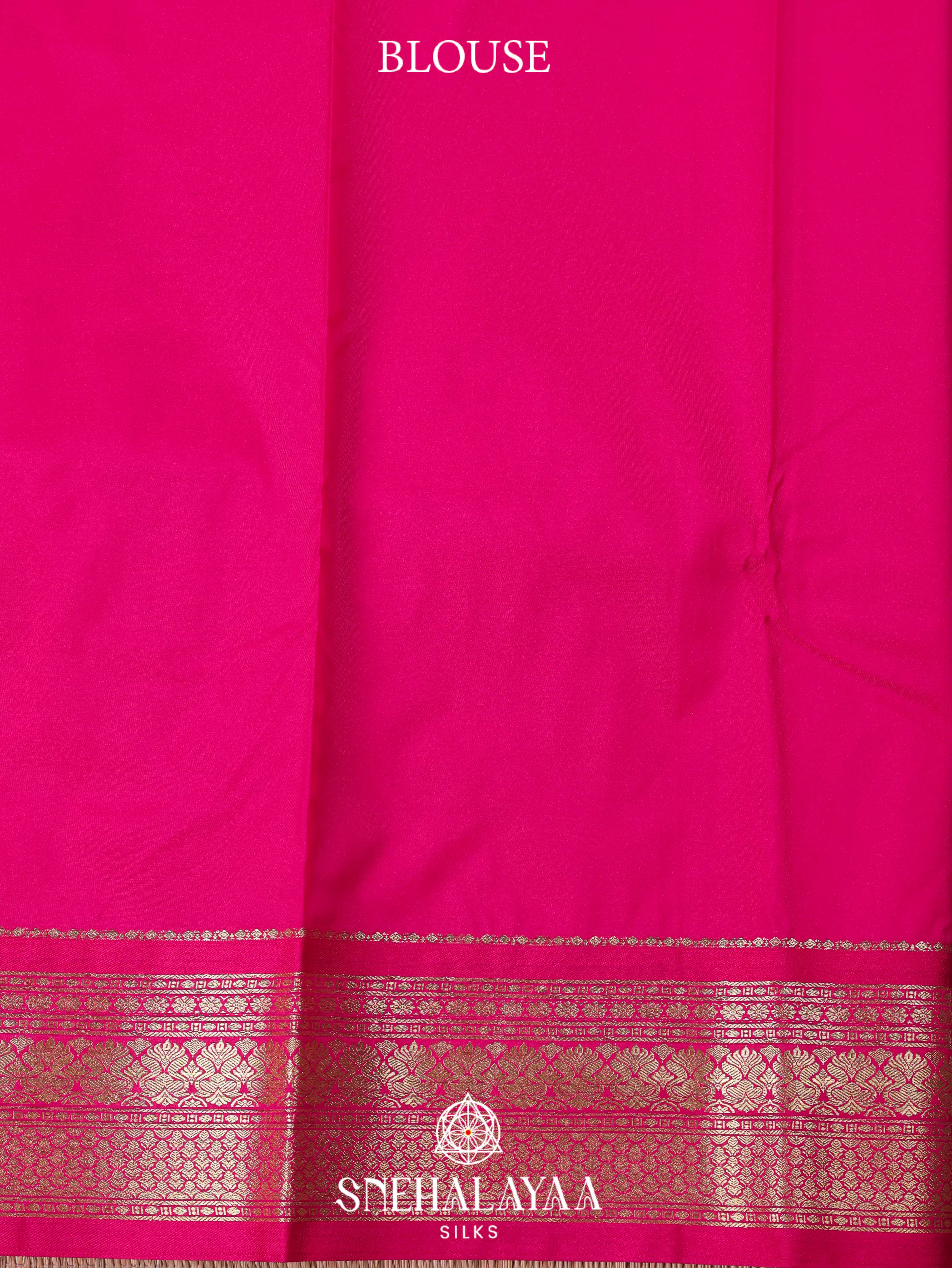 Magenta Purple Art Silk Saree