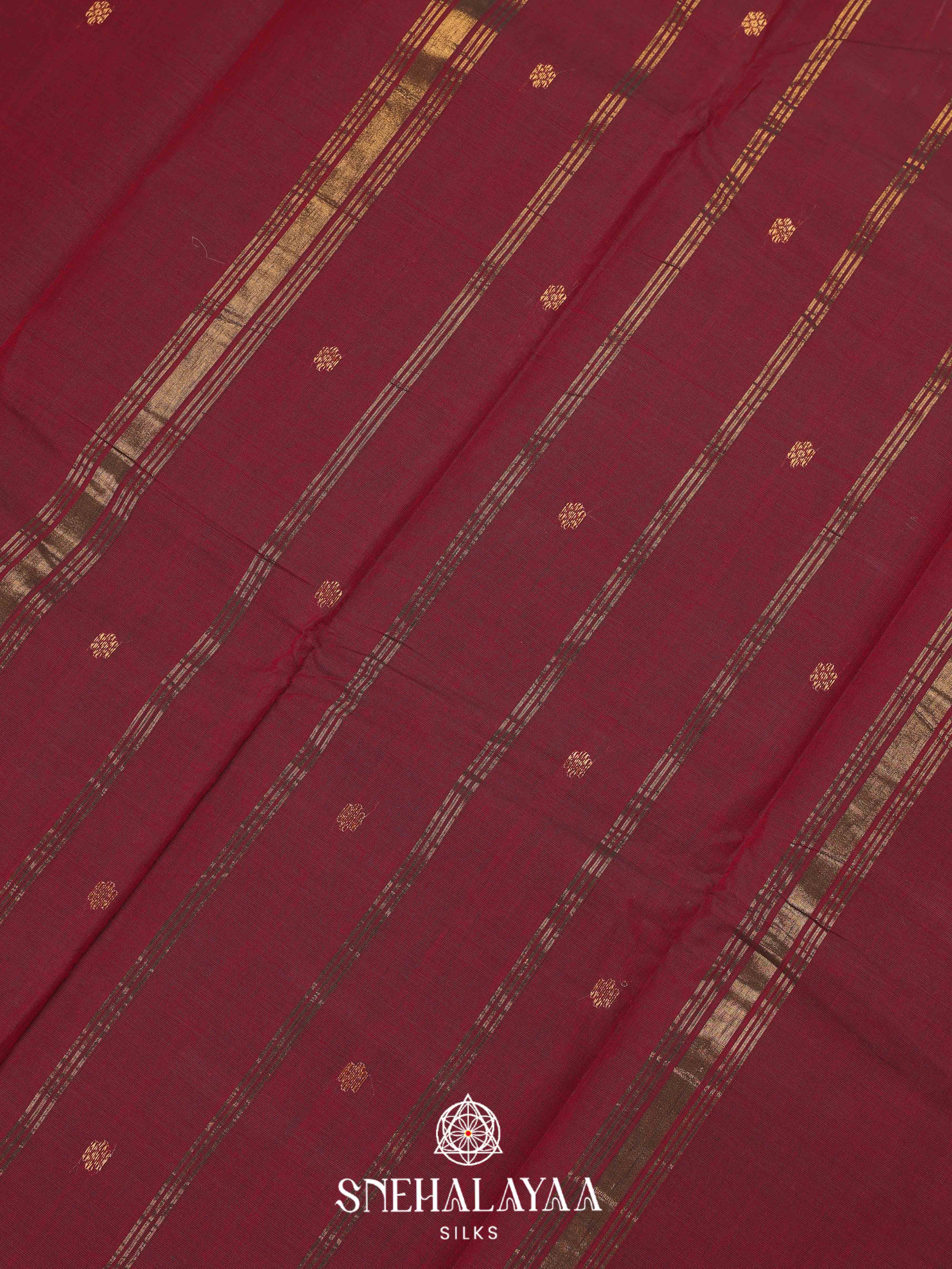 Maroon3 Kanchi Cotton Saree