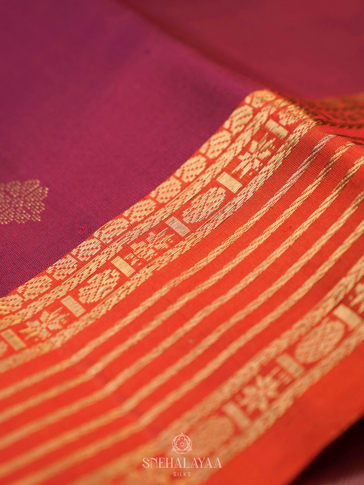 Maroon Kanjivaram Silk Saree