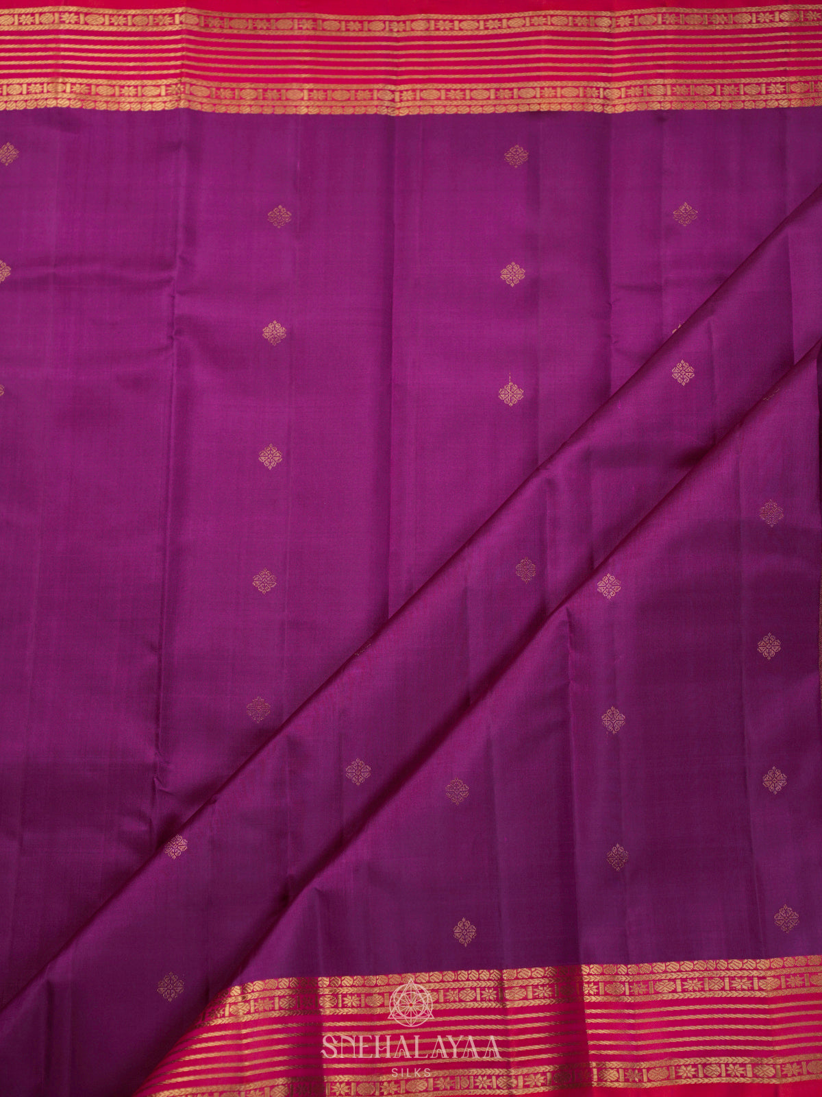 Magenta Kanjivaram Silk Saree