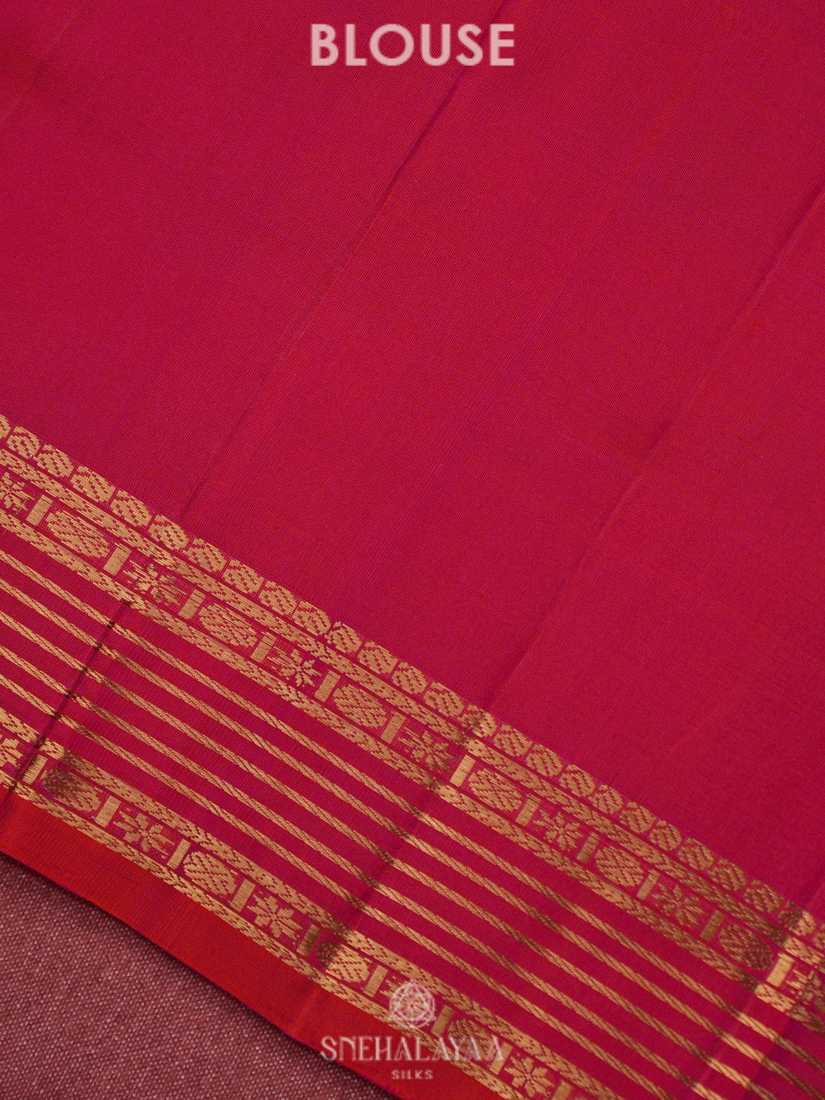 Magenta Kanjivaram Silk Saree