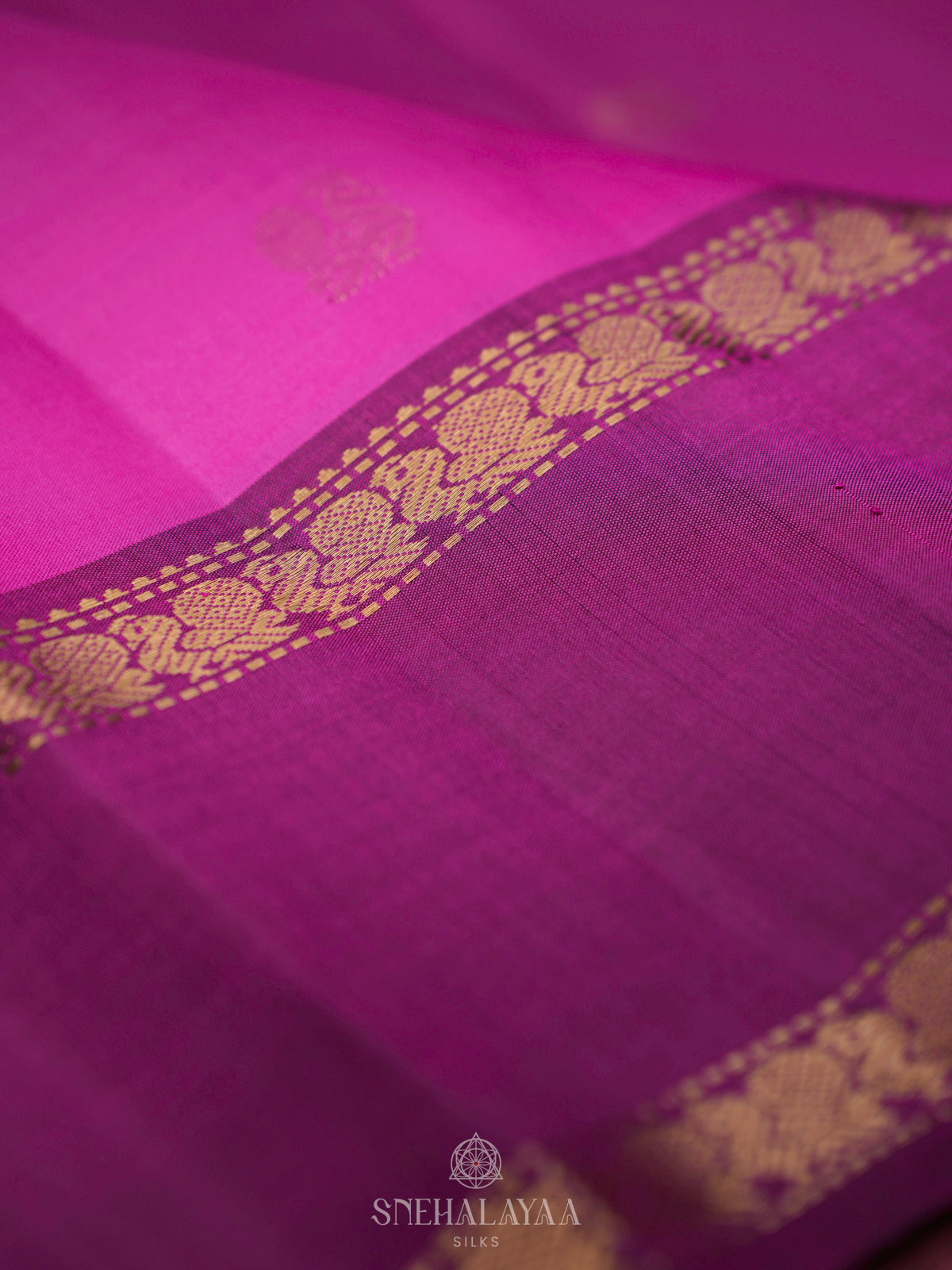 Pink Kanjivaram Silk Saree