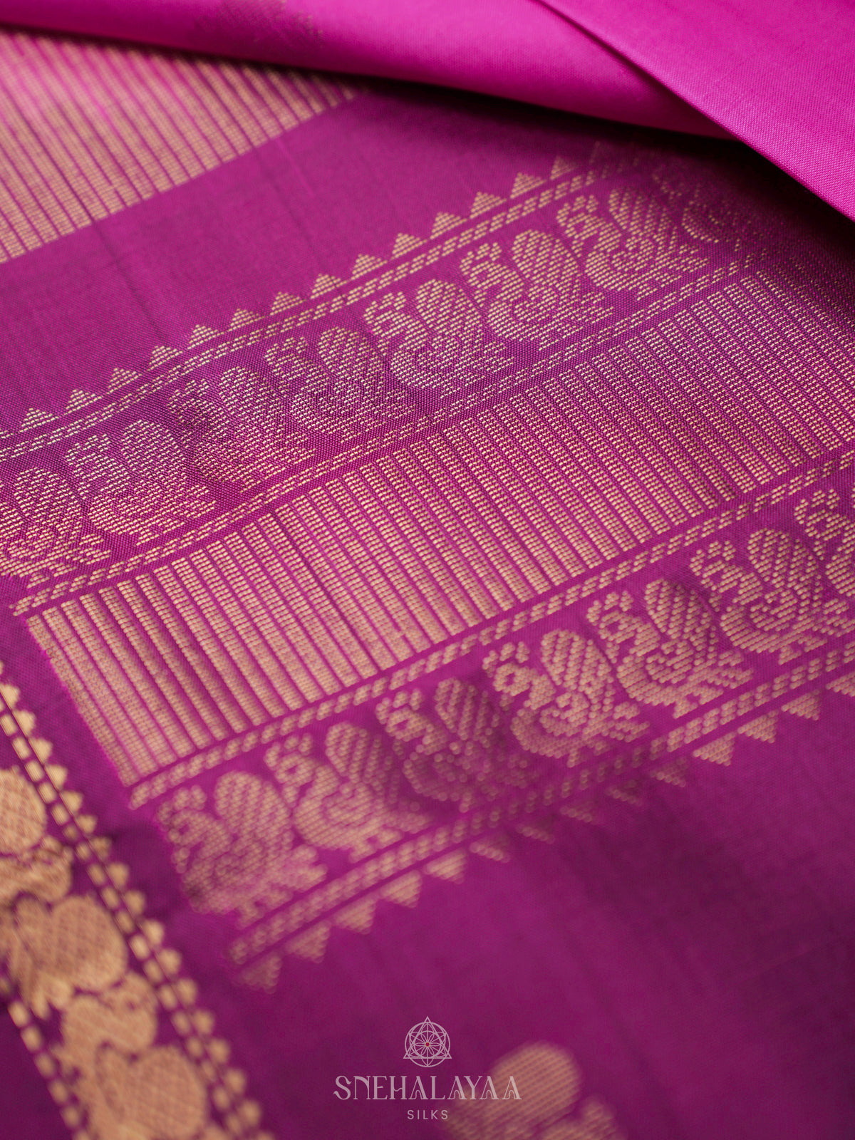Pink Kanjivaram Silk Saree