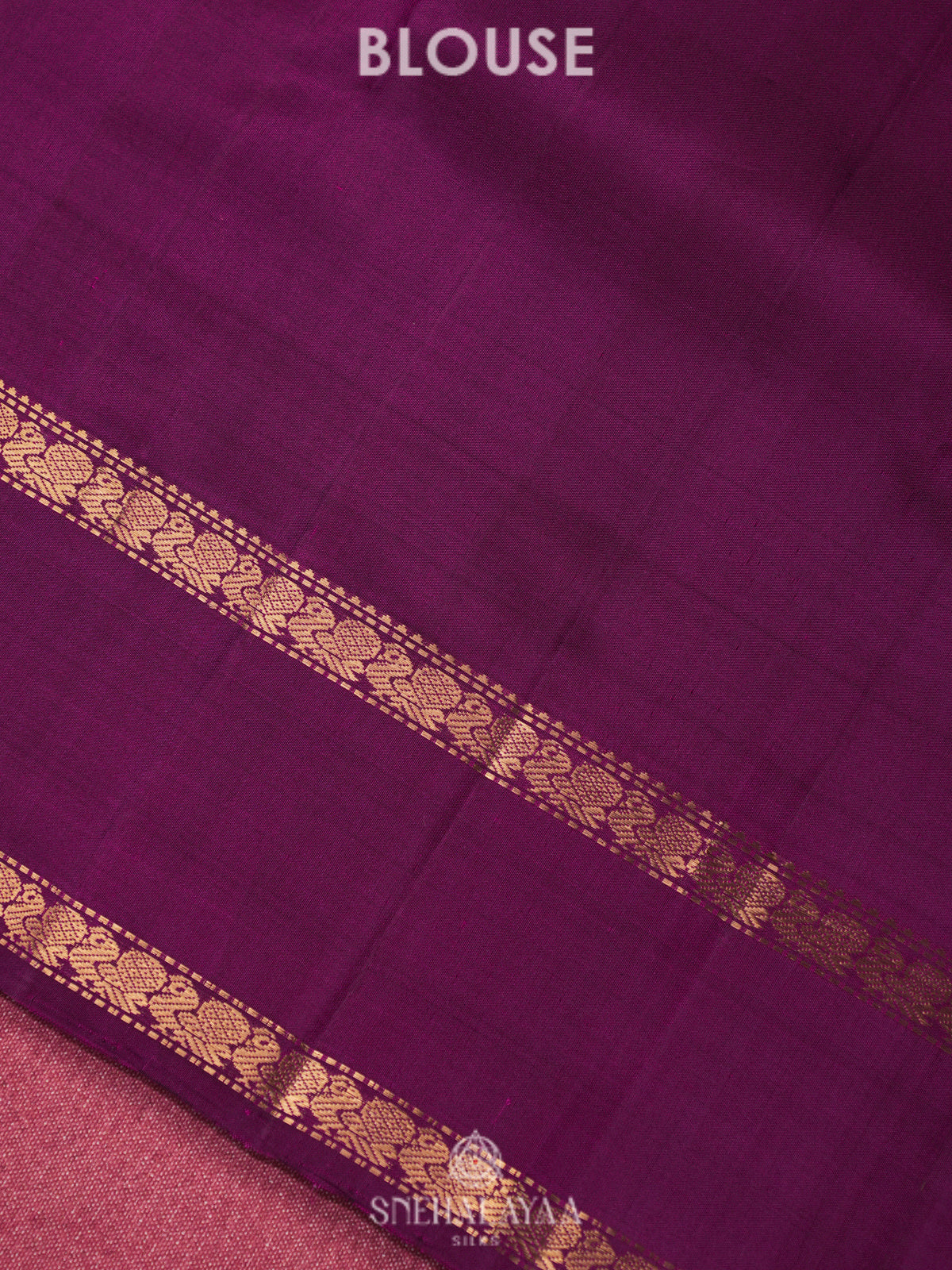 Pink Kanjivaram Silk Saree