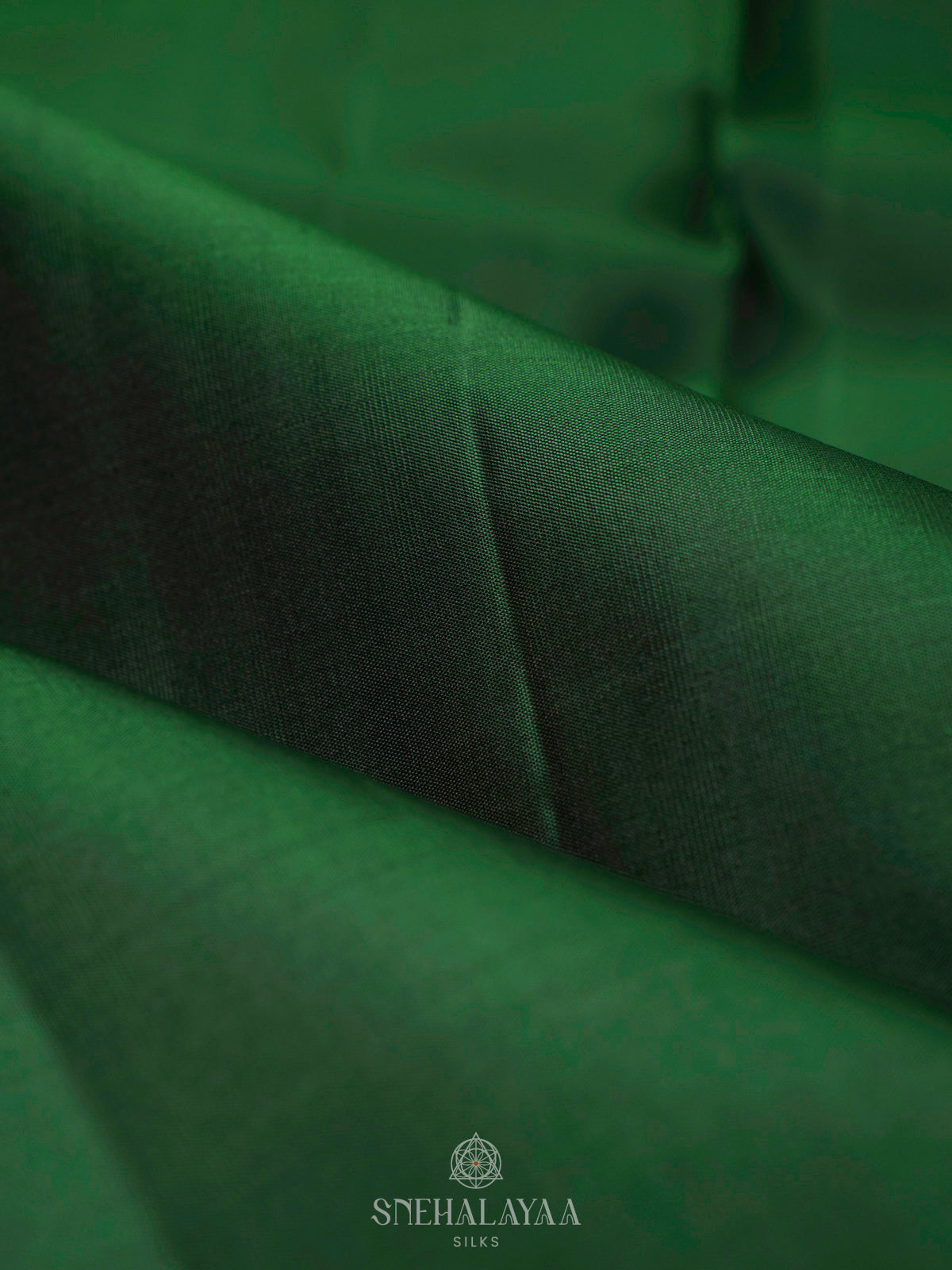 Forest Green Kanjivaram Silk Saree
