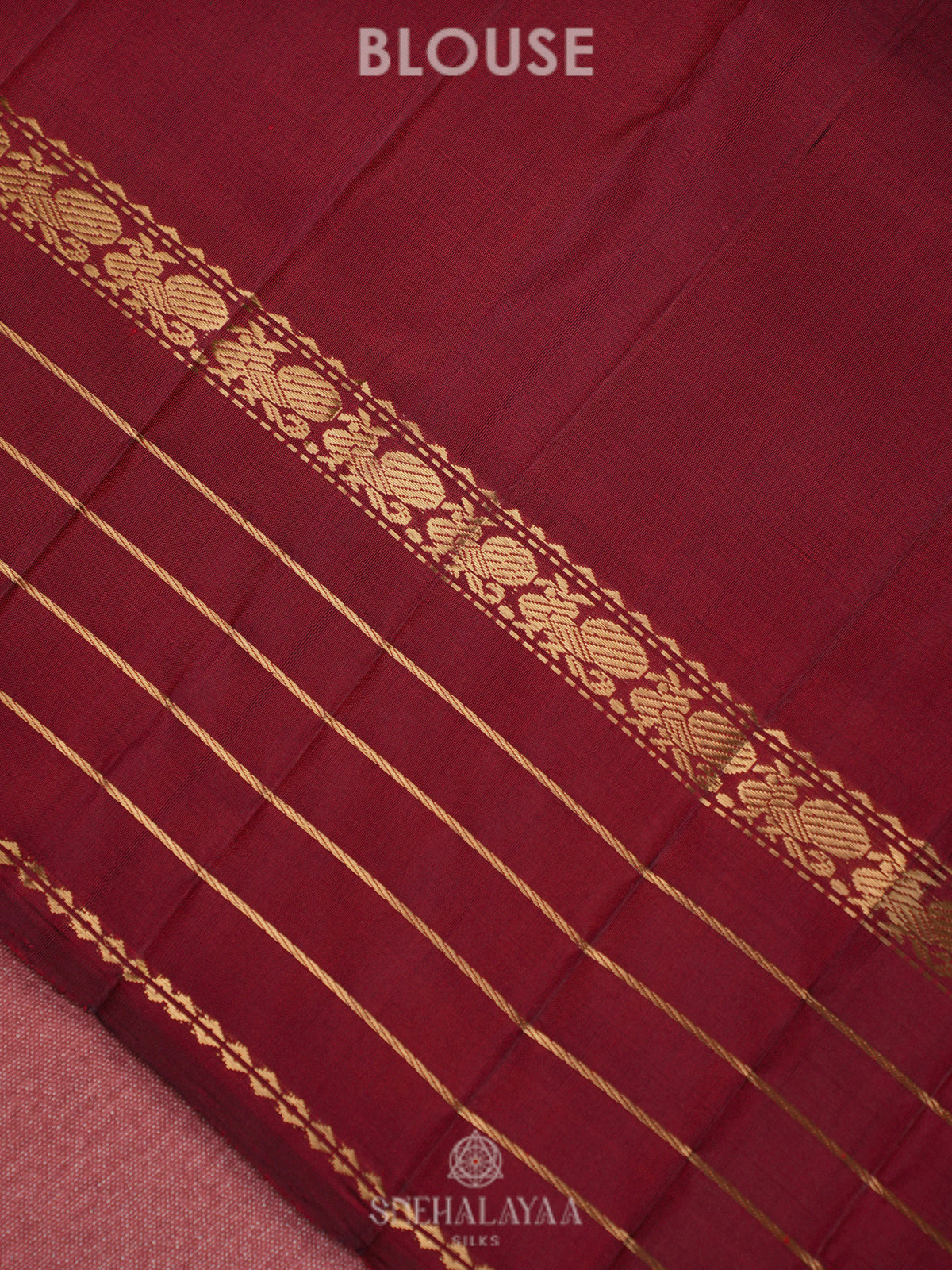 Orange Kanjivaram Silk Saree