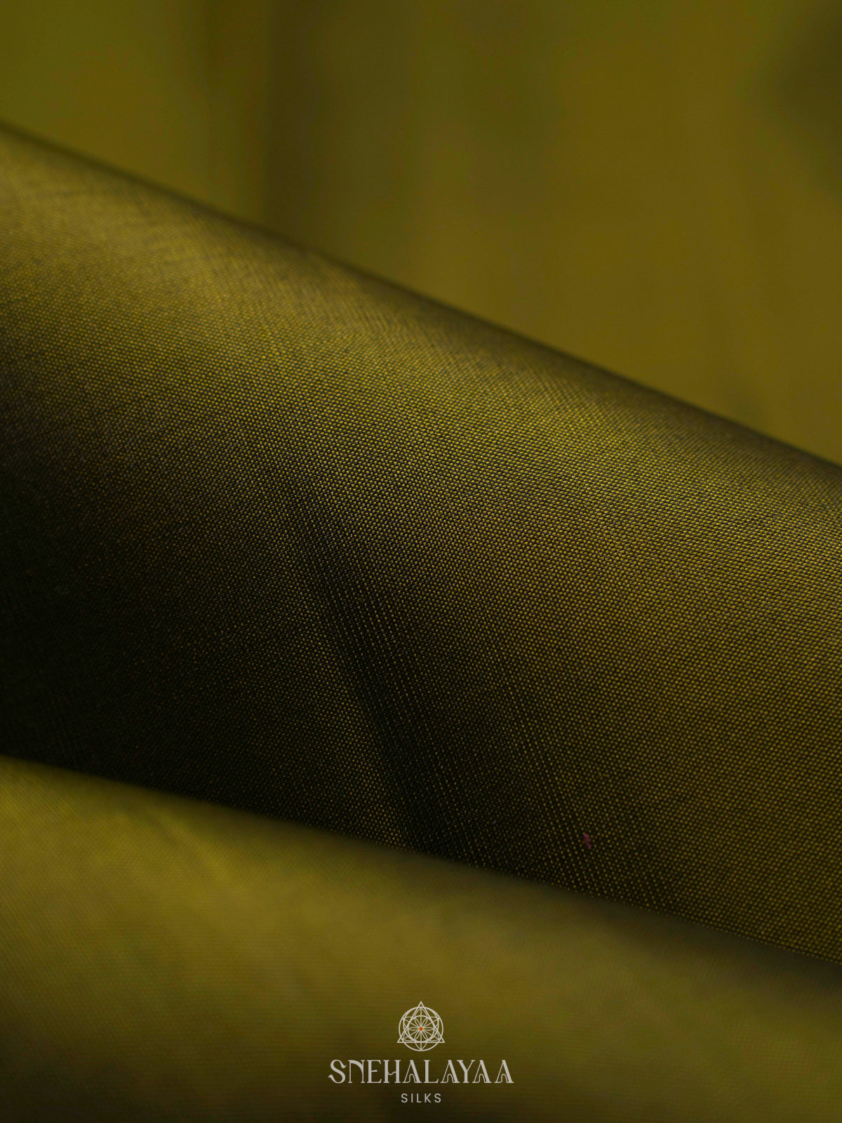 Olive Green Kanjivaram Silk Saree