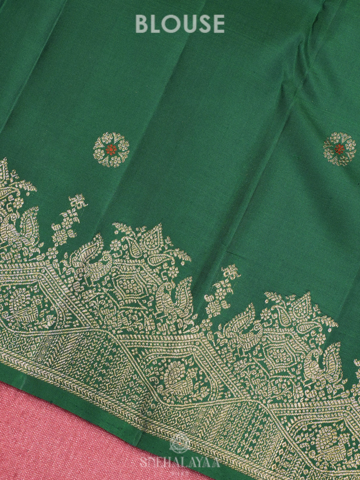 Orange Kanjivaram Silk Saree