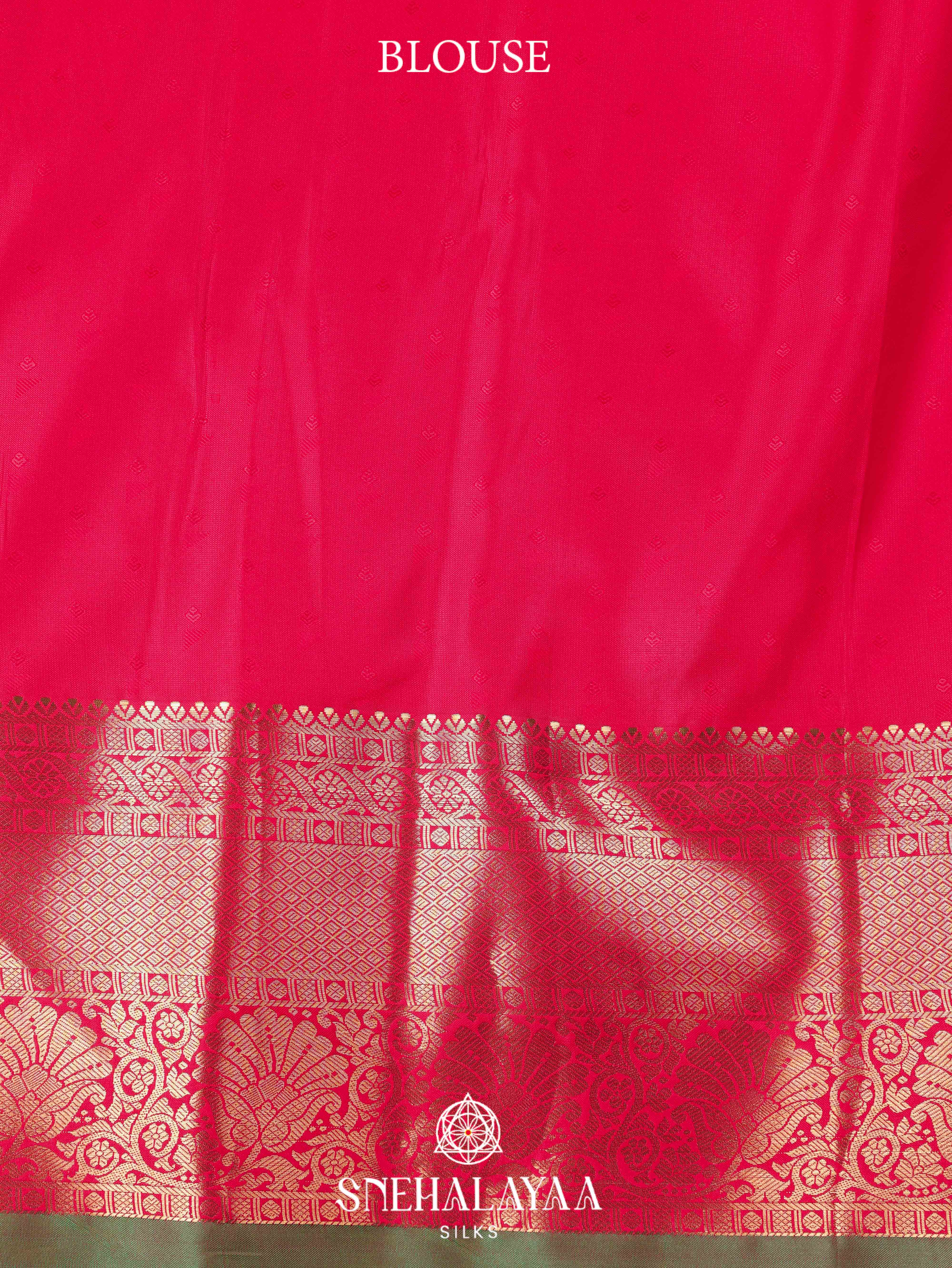 Red Art Silk Saree