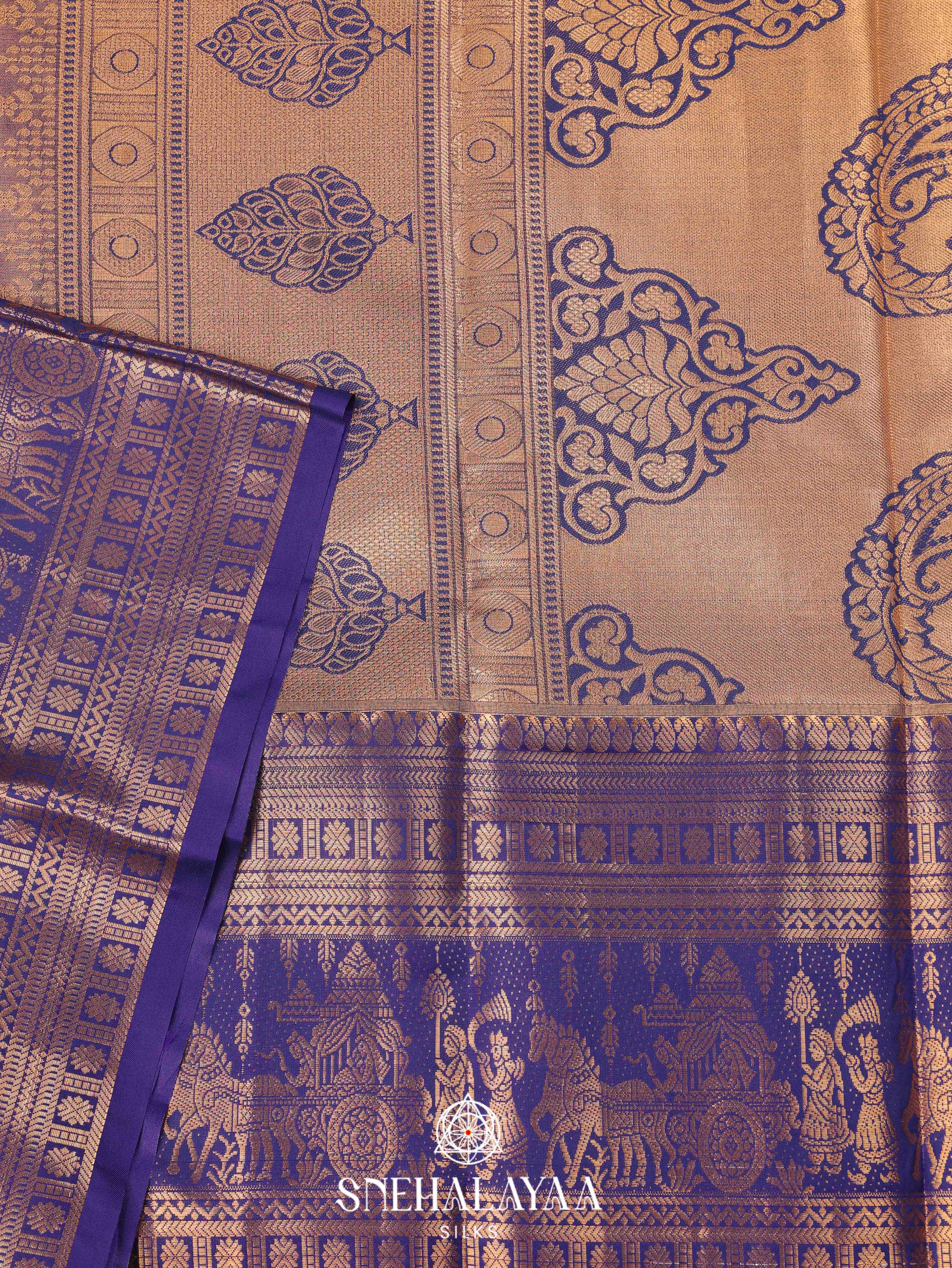 Mustard Yellow Art Silk Saree