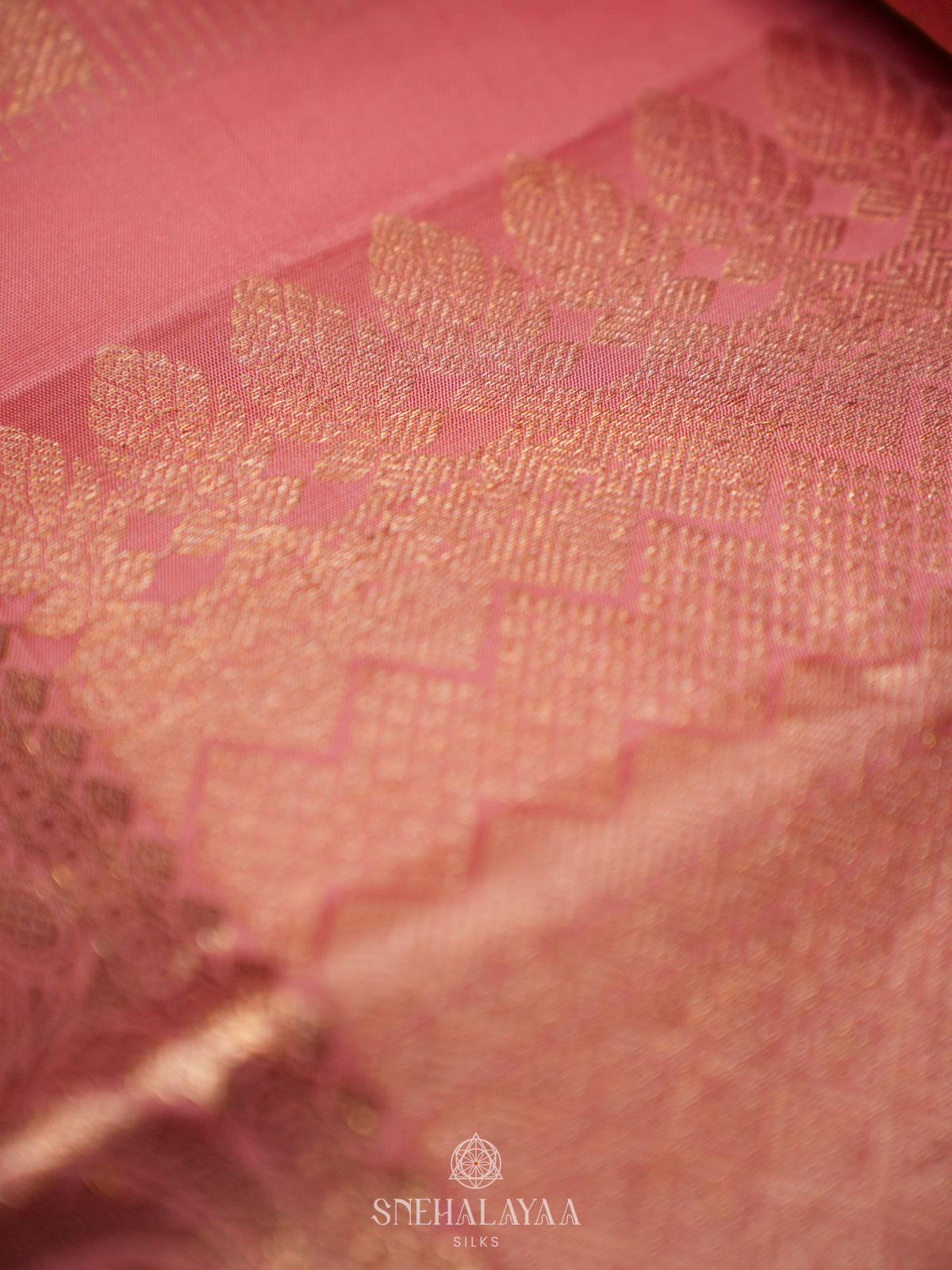 Pink Kanjivaram Silk Saree