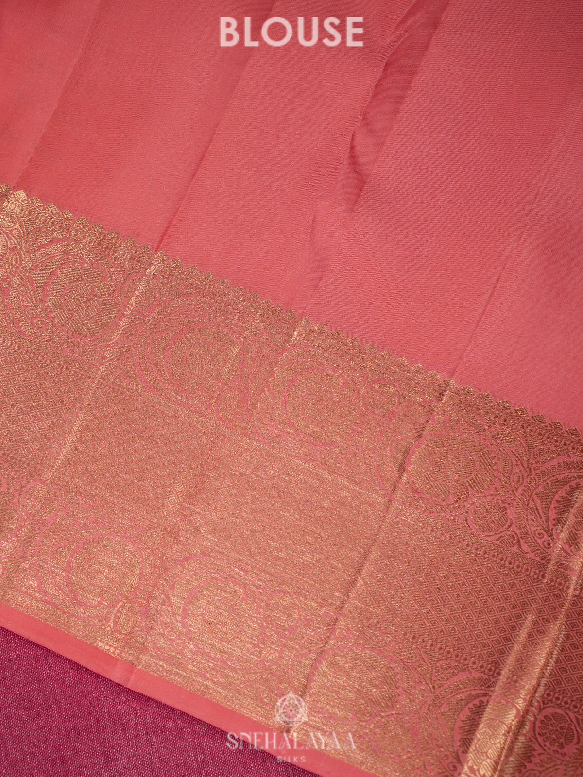 Pink Kanjivaram Silk Saree