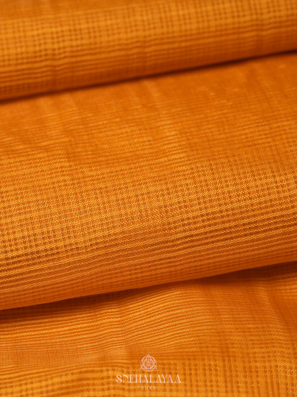 Yellow Kota Embroidery Saree