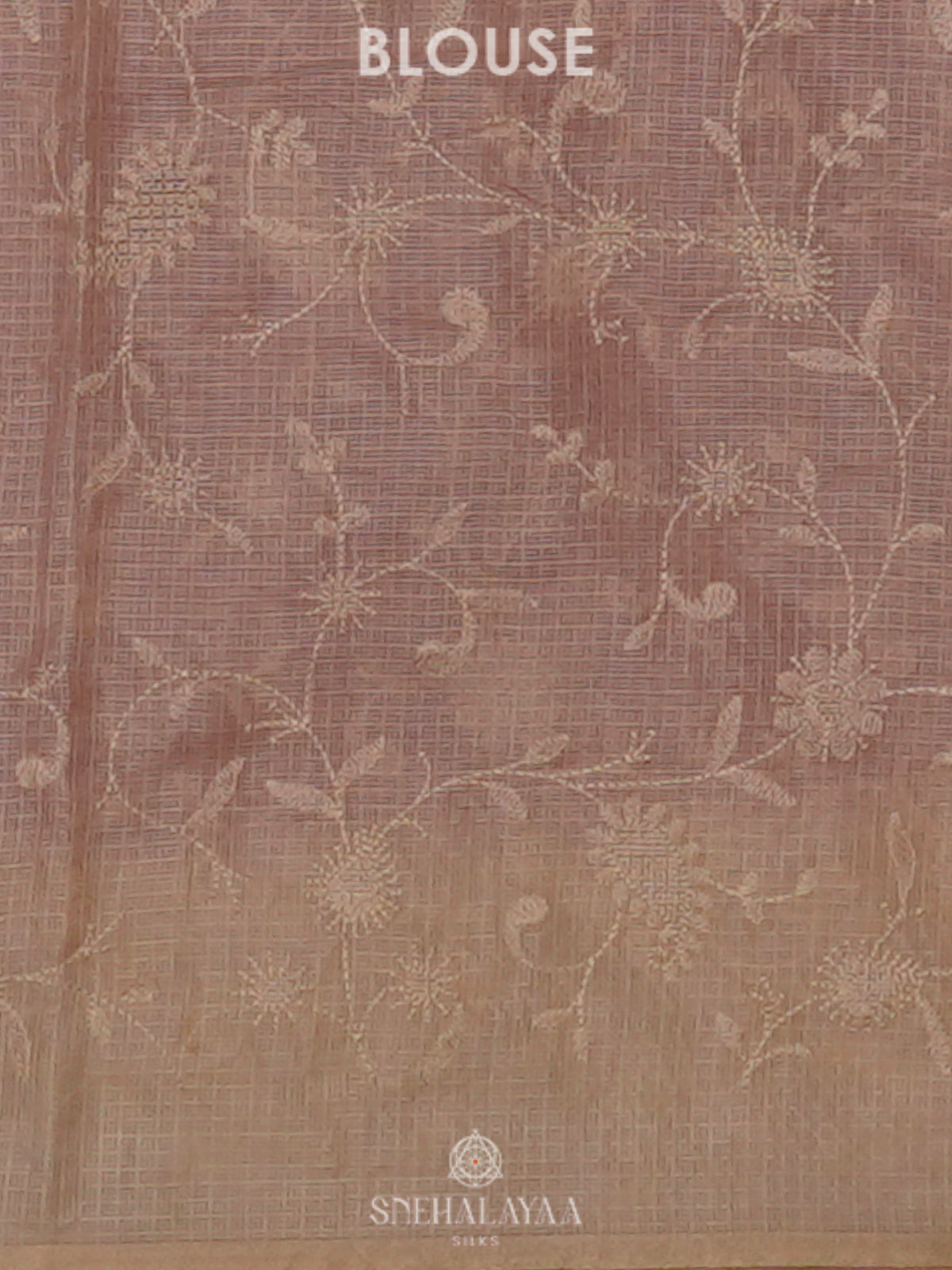 Pink Kota Embroidery Saree