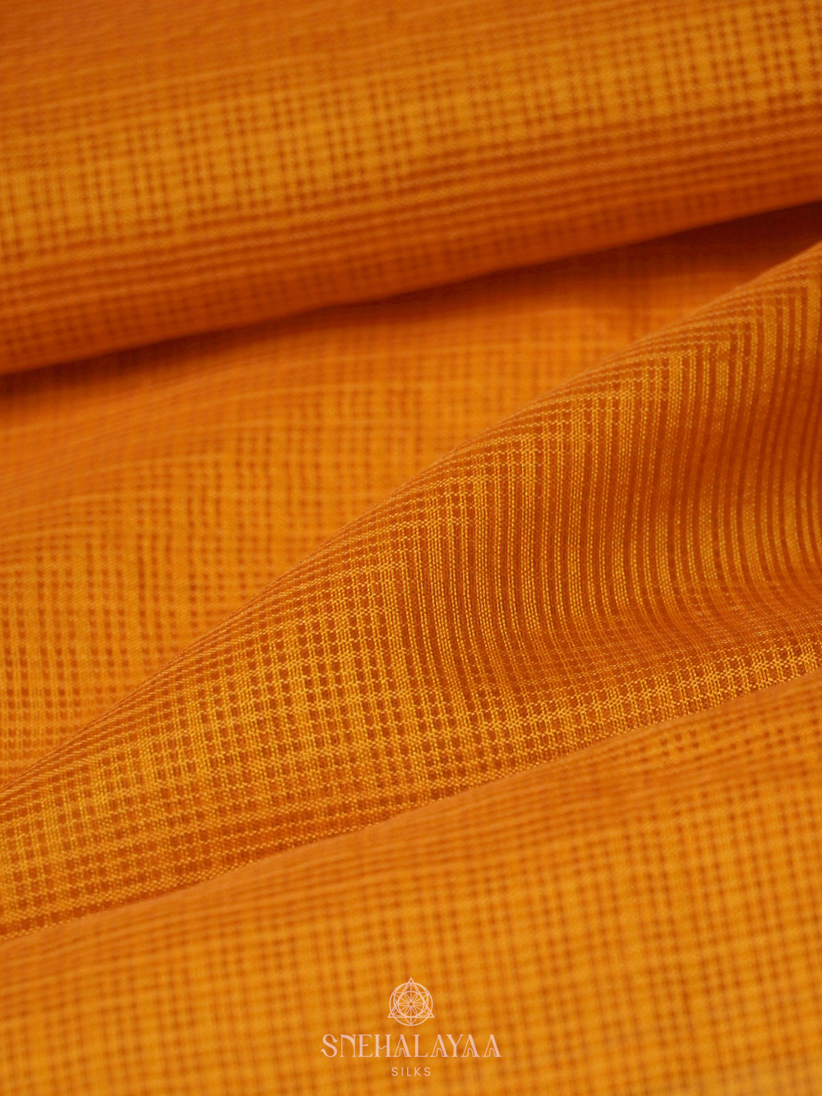 Yellow Kota Embroidery Saree