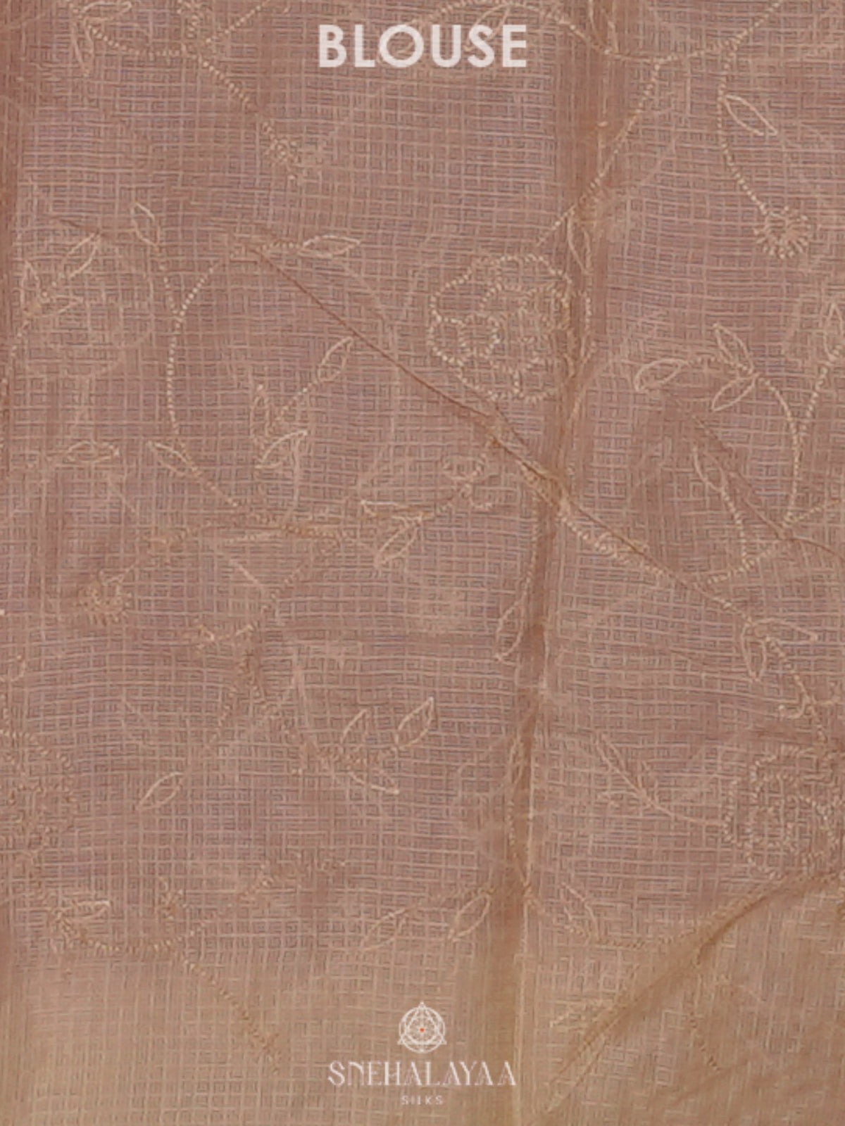 Pink Kota Embroidery Saree