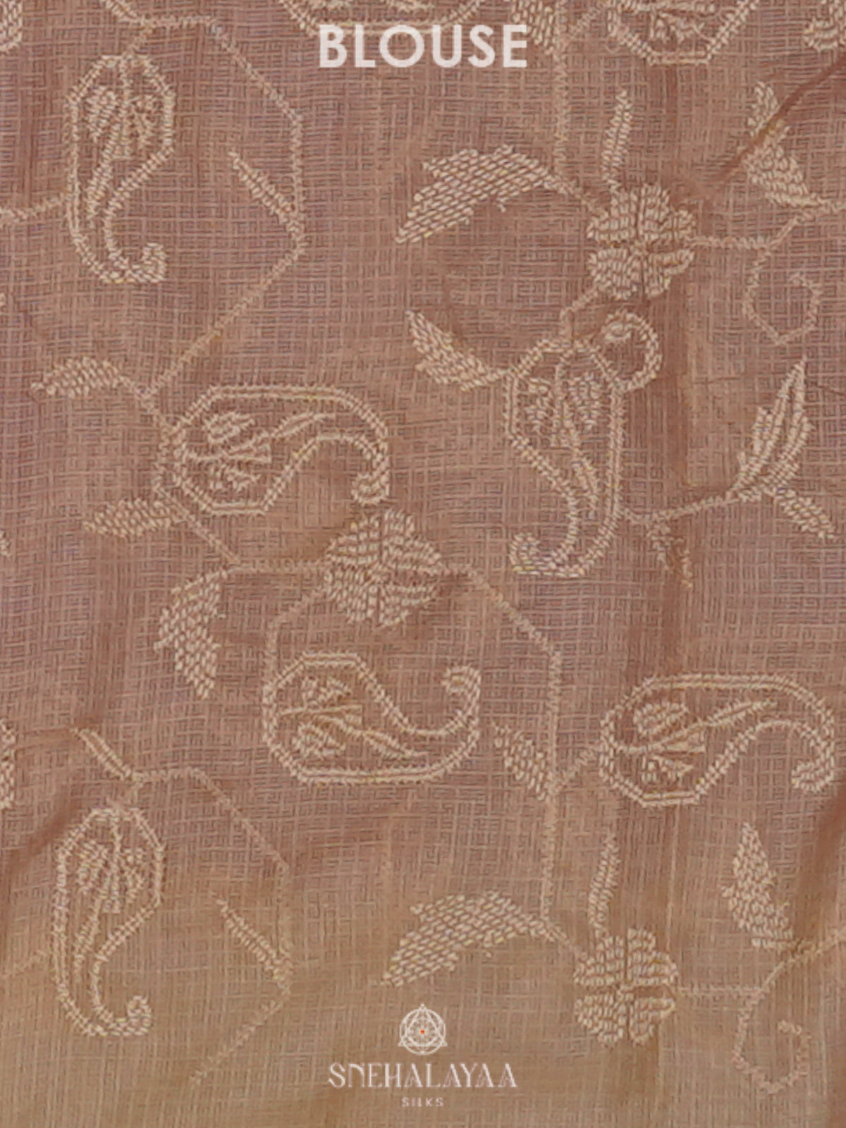 Pink Kota Embroidery Saree