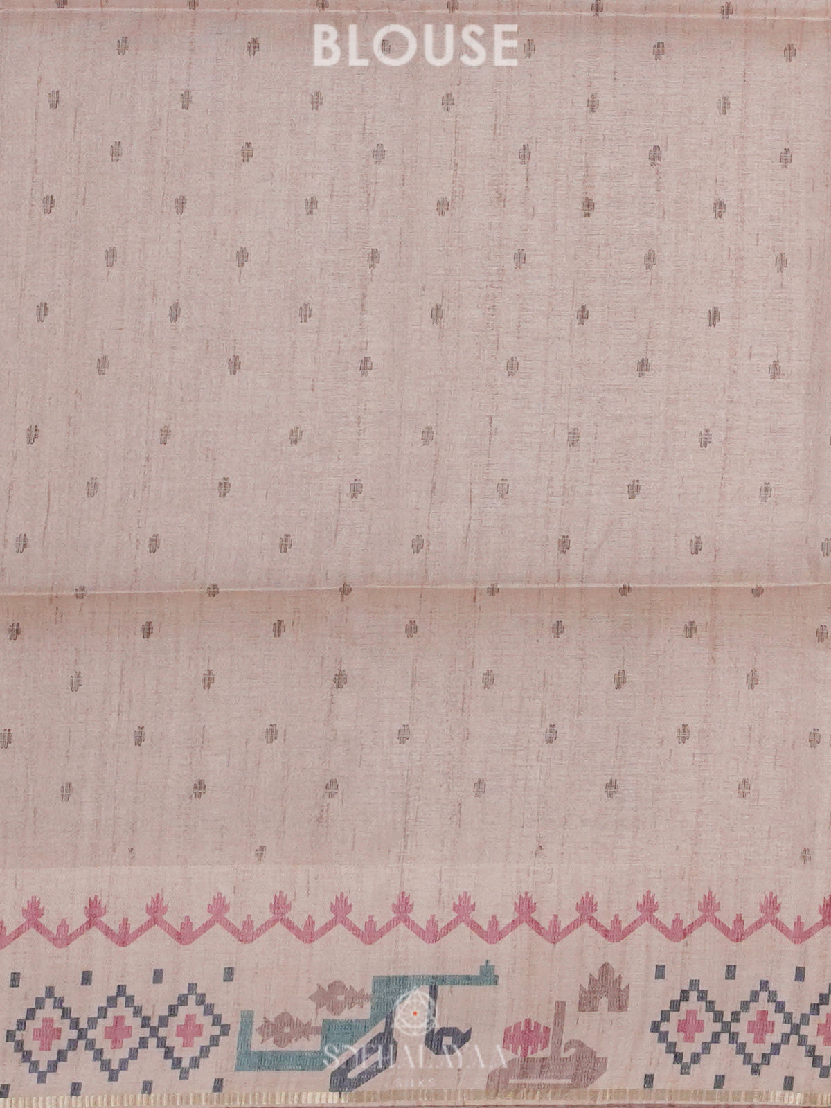 Brown Tussar Saree