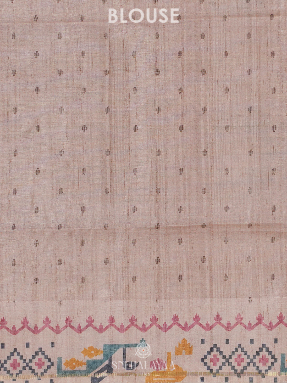 Olive Green Tussar Saree