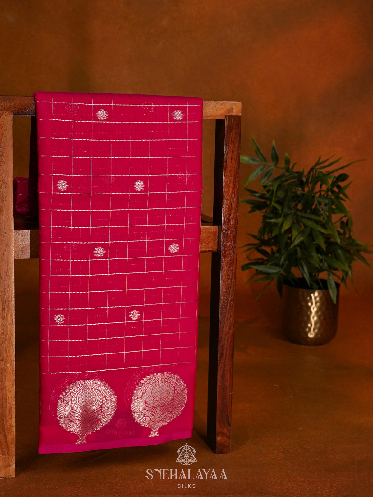 Pink Kota Cotton Saree